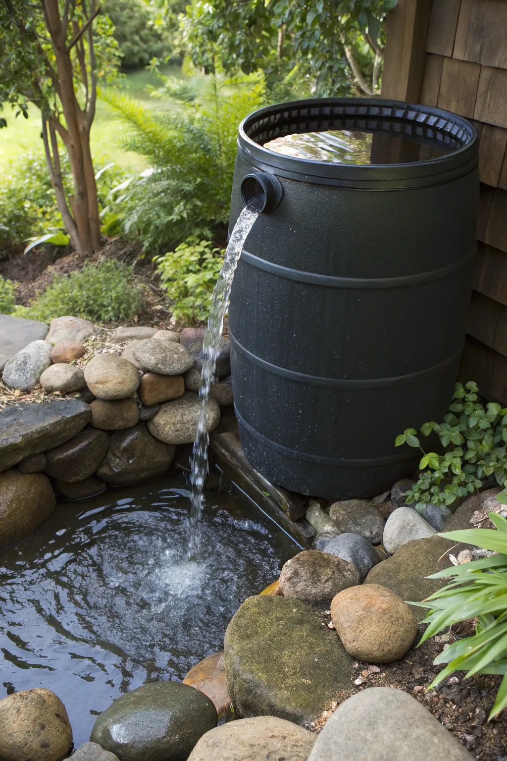Elevate your outdoor space with a handcrafted garden water feature.
