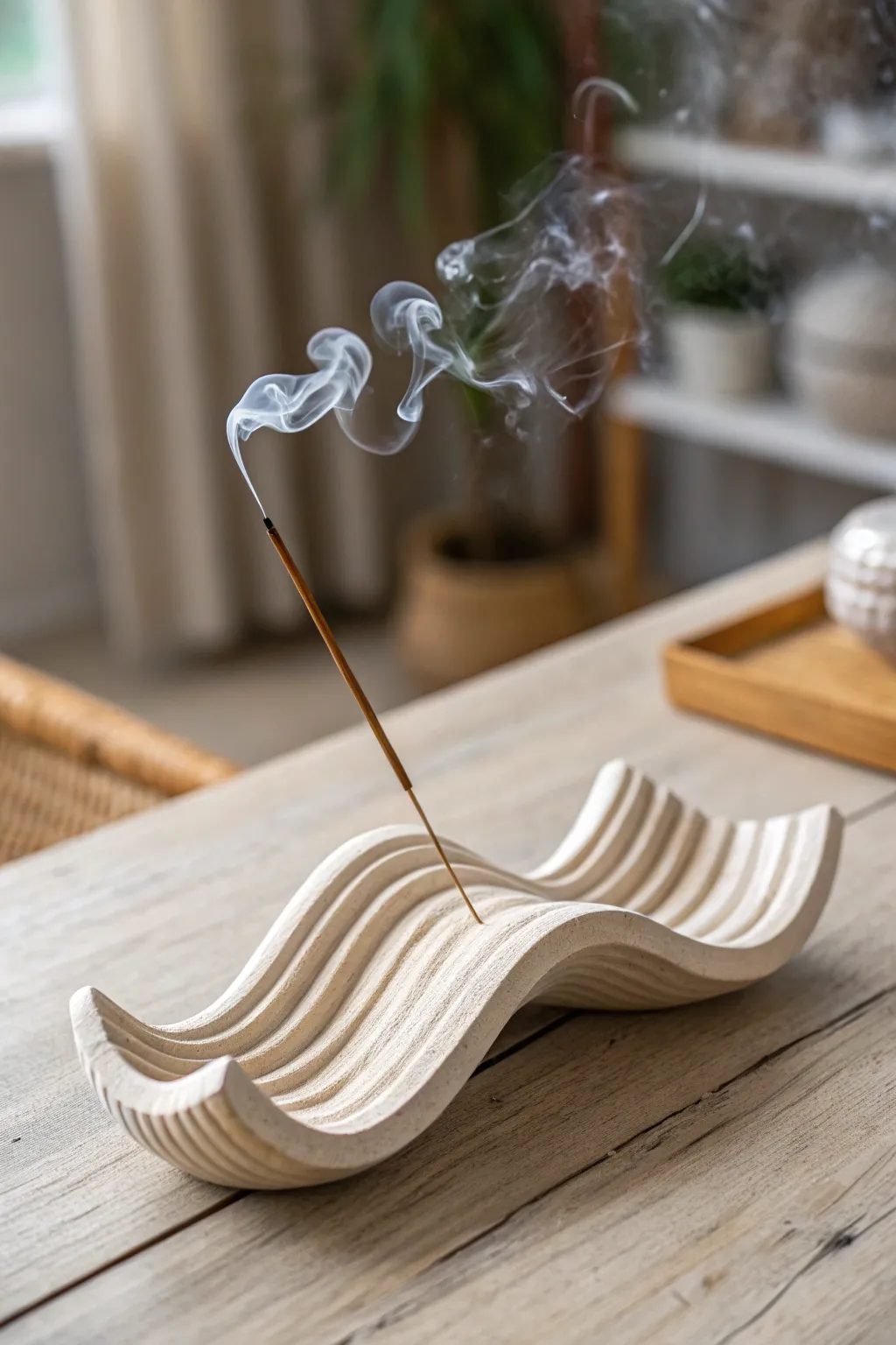 Elevate your space with handcrafted elegance: Discover the art of polymer clay incense holders.