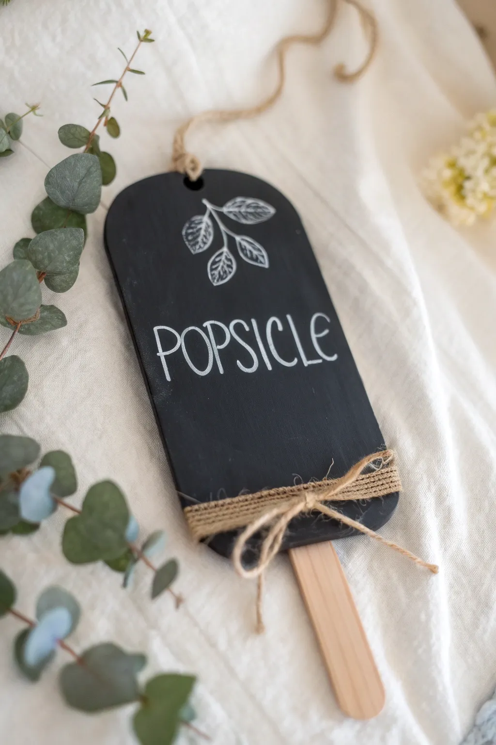 Chalkboard Popsicles: A Minimalist's Dream for Creative Notes and Designs!