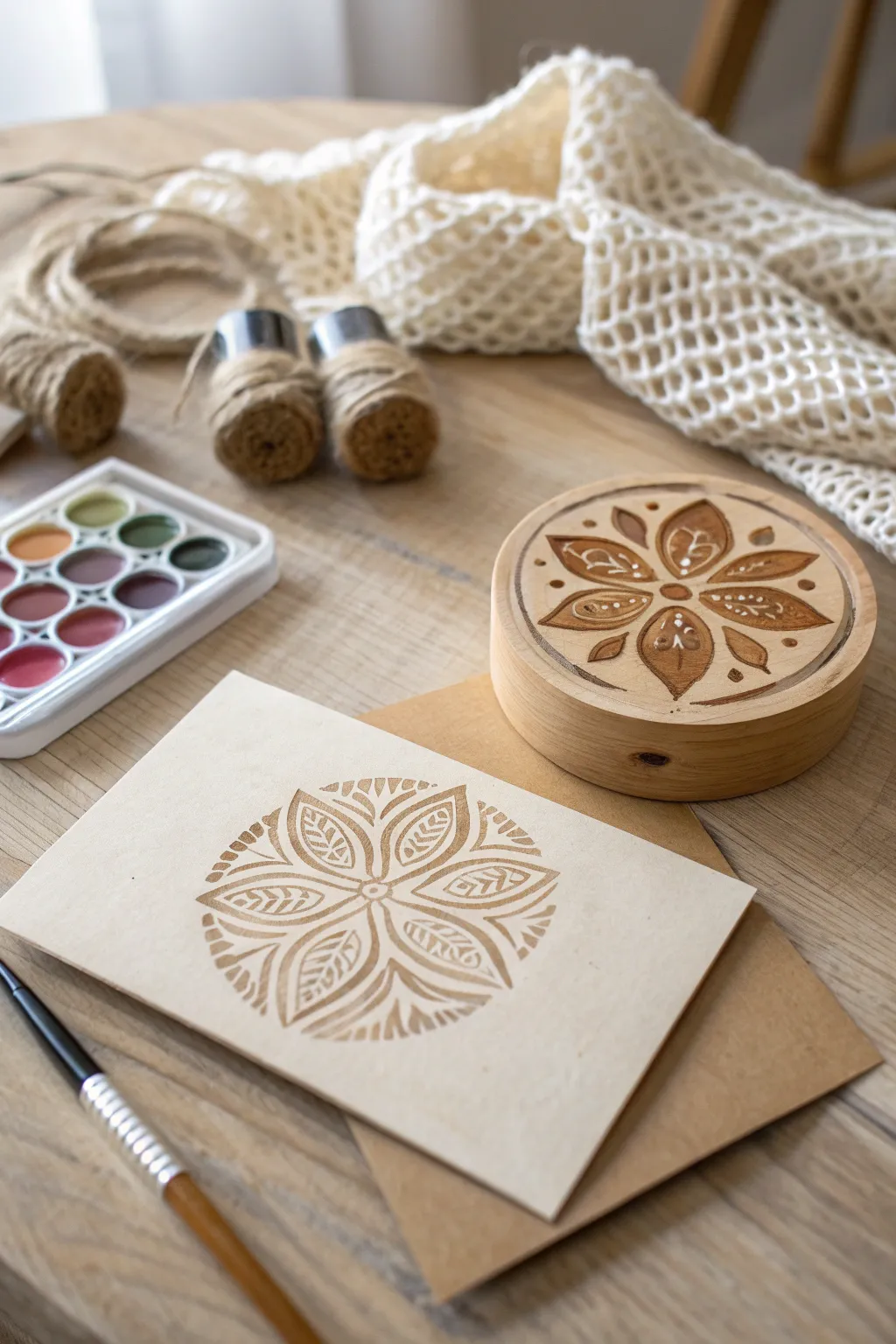 Craft your creativity with our elegant potato stamp kit—perfect for adding a personalized touch to your gifts.