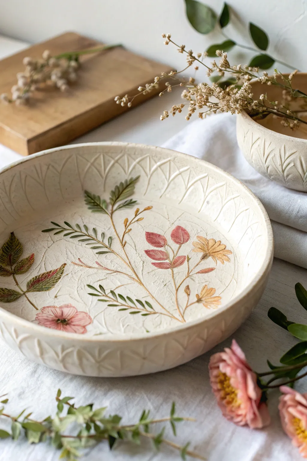 Discover the beauty of nature in every detail with these charming floral motif dishes. Perfect for adding a touch of artistry and elegance to your table!