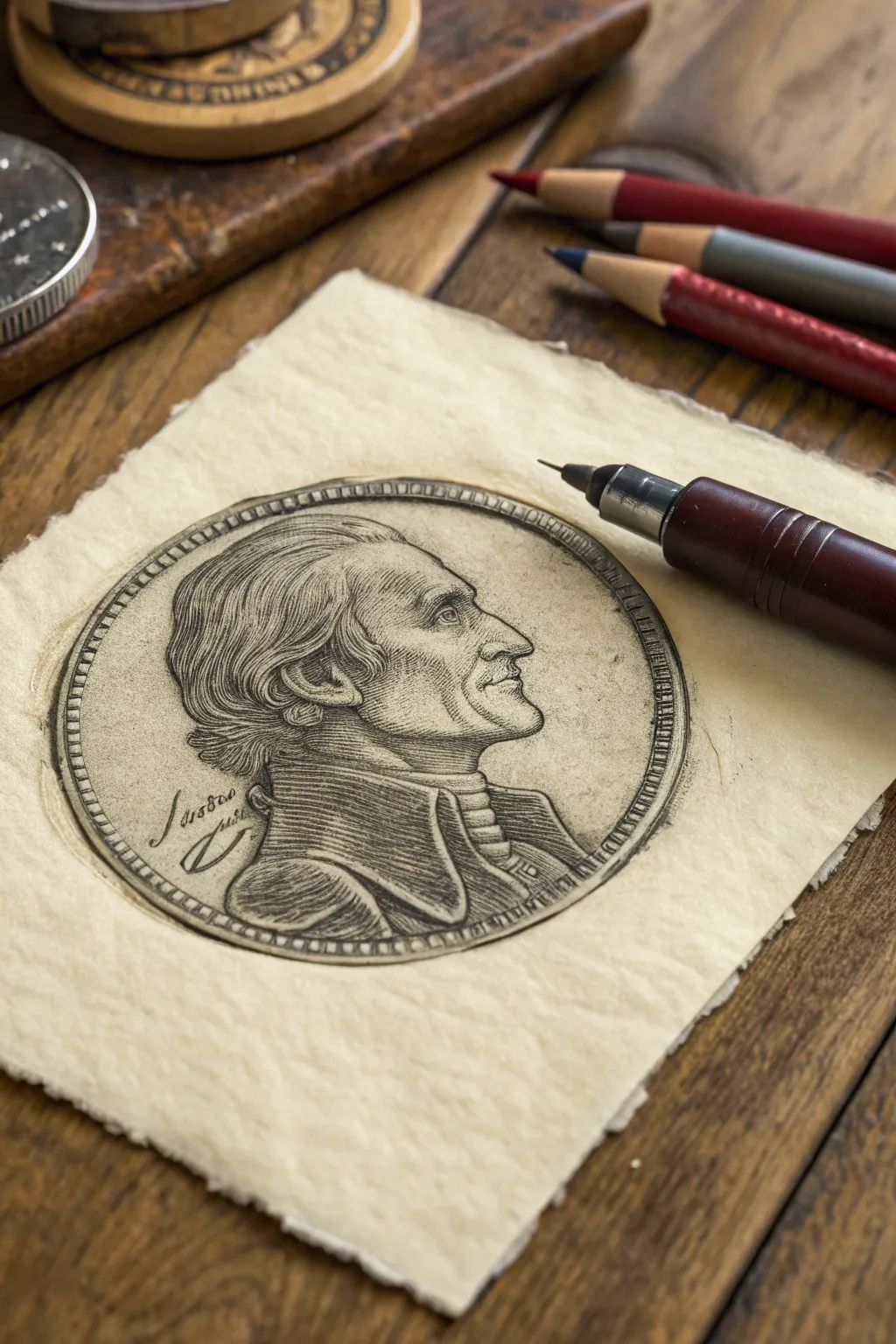 Discover the art of presidential coin rubbings—a creative homage to history through craftsmanship.