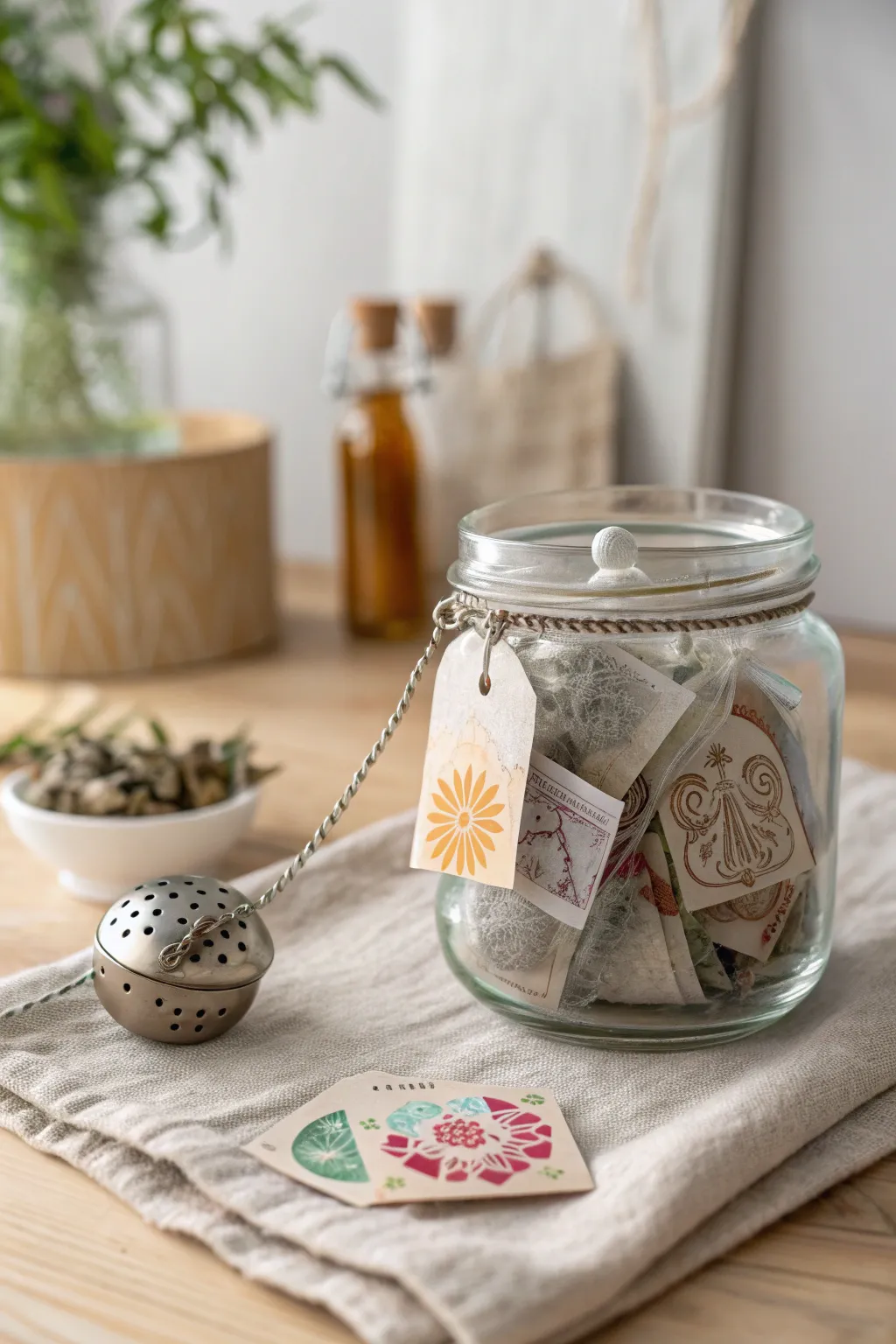 Sip in style with our charming Tea Time Jar – the perfect blend of simplicity and warmth for your next cozy gathering.