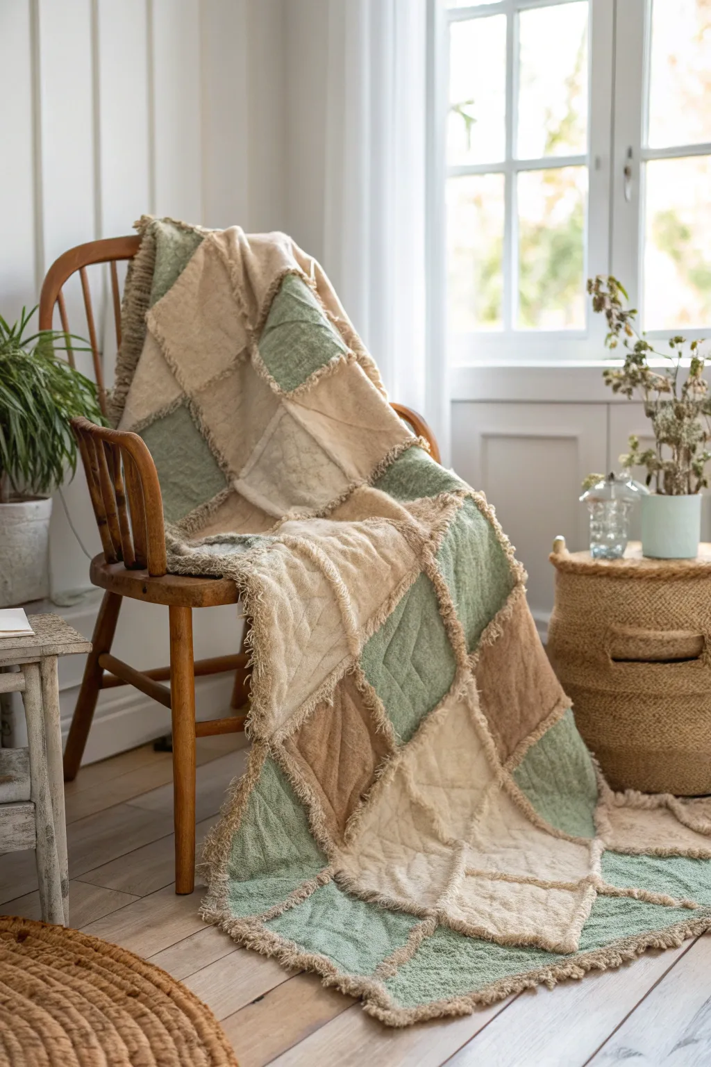Embrace simplicity with the no-cut technique: effortless beauty in every stitch.