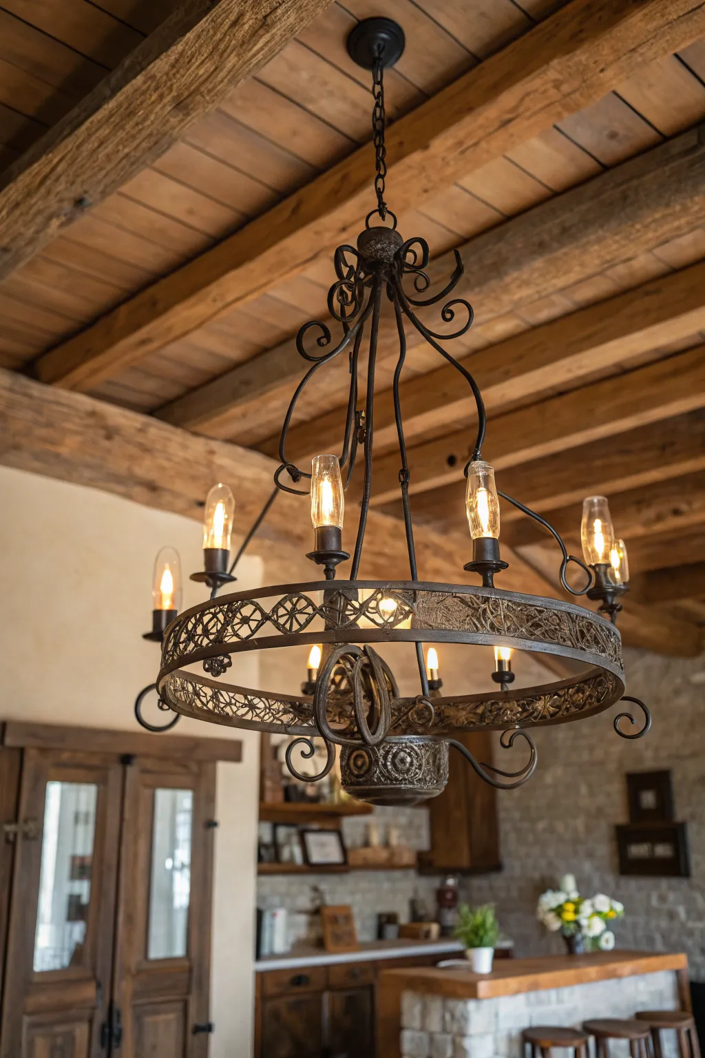 Illuminate your space with the charm of rustic elegance.
