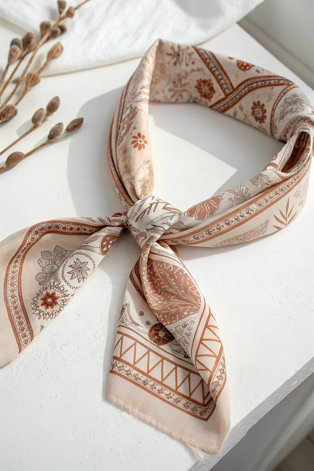 Embrace boho elegance with a chic headband twist.