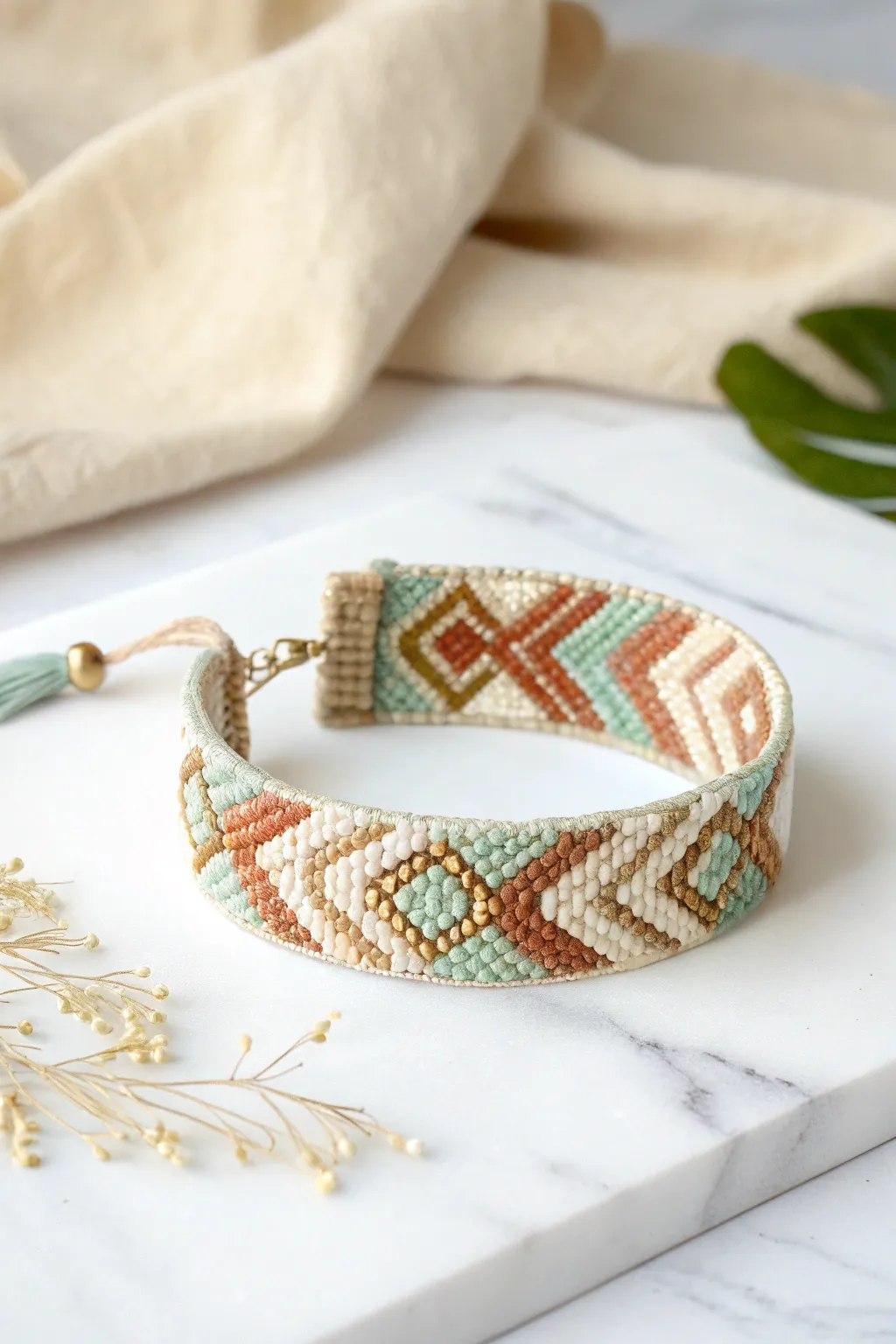 Embrace artistry with abstract patterns on your wrist, where creativity meets craftsmanship.