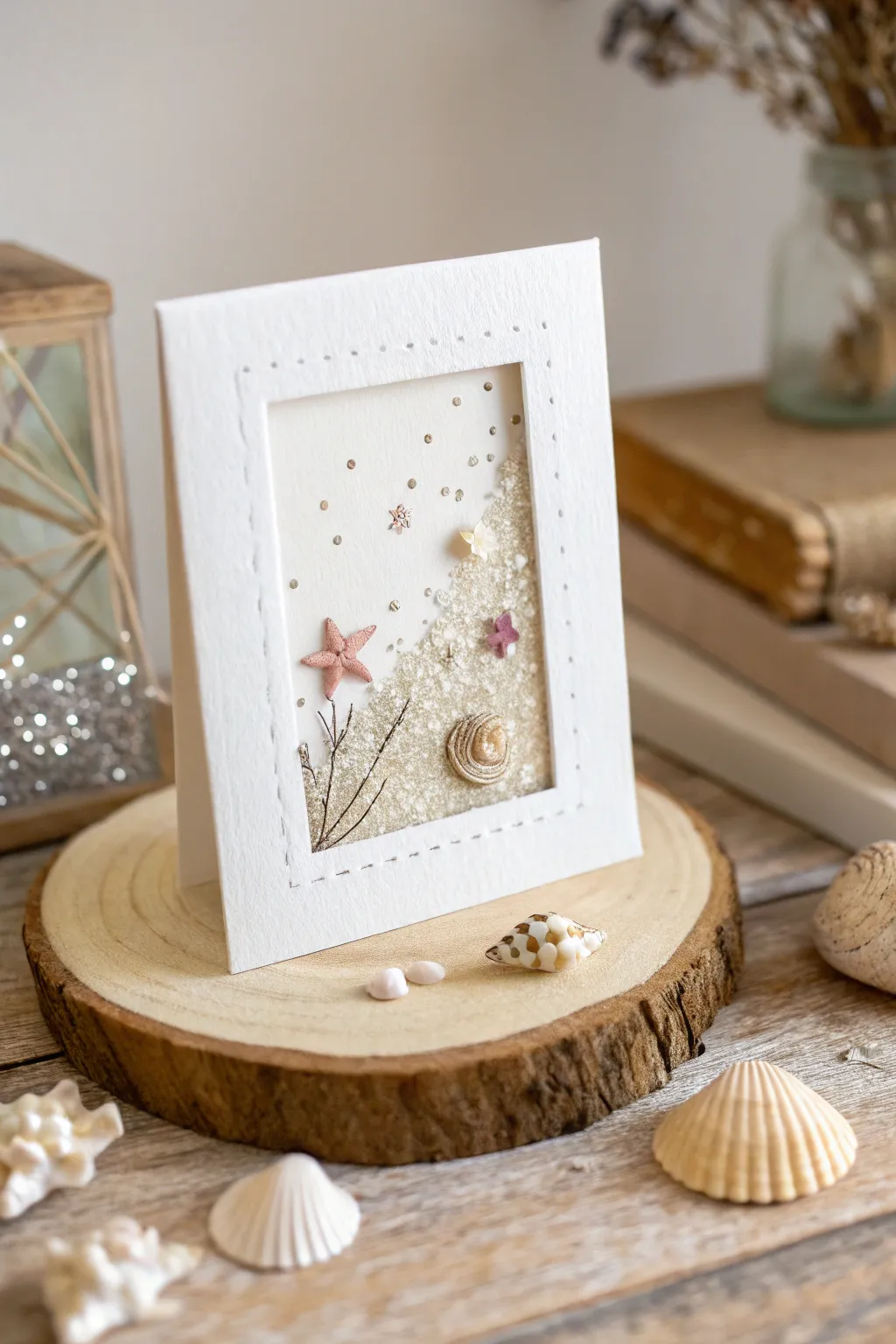 Capture the joy of interactive elegance with this charming shaker card—where simplicity meets playful creativity.