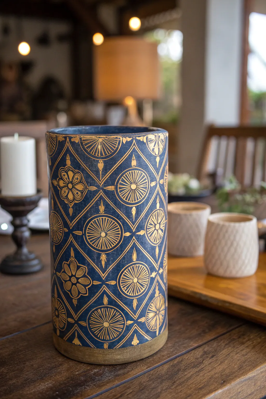 Elevate your dining experience with artisanal centerpiece elegance.