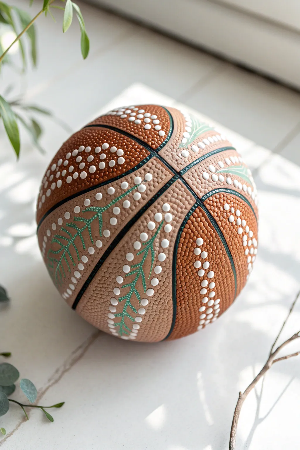 Crafted with love, little hands create a masterpiece of simplicity and charm. 🎨🏀 #ScandinavianArt #PreschoolCrafts