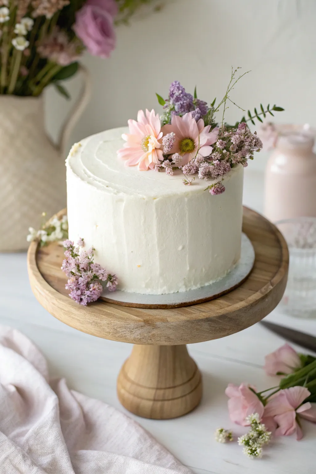 Simplicity at its finest: A touch of spring with delicate blooms.