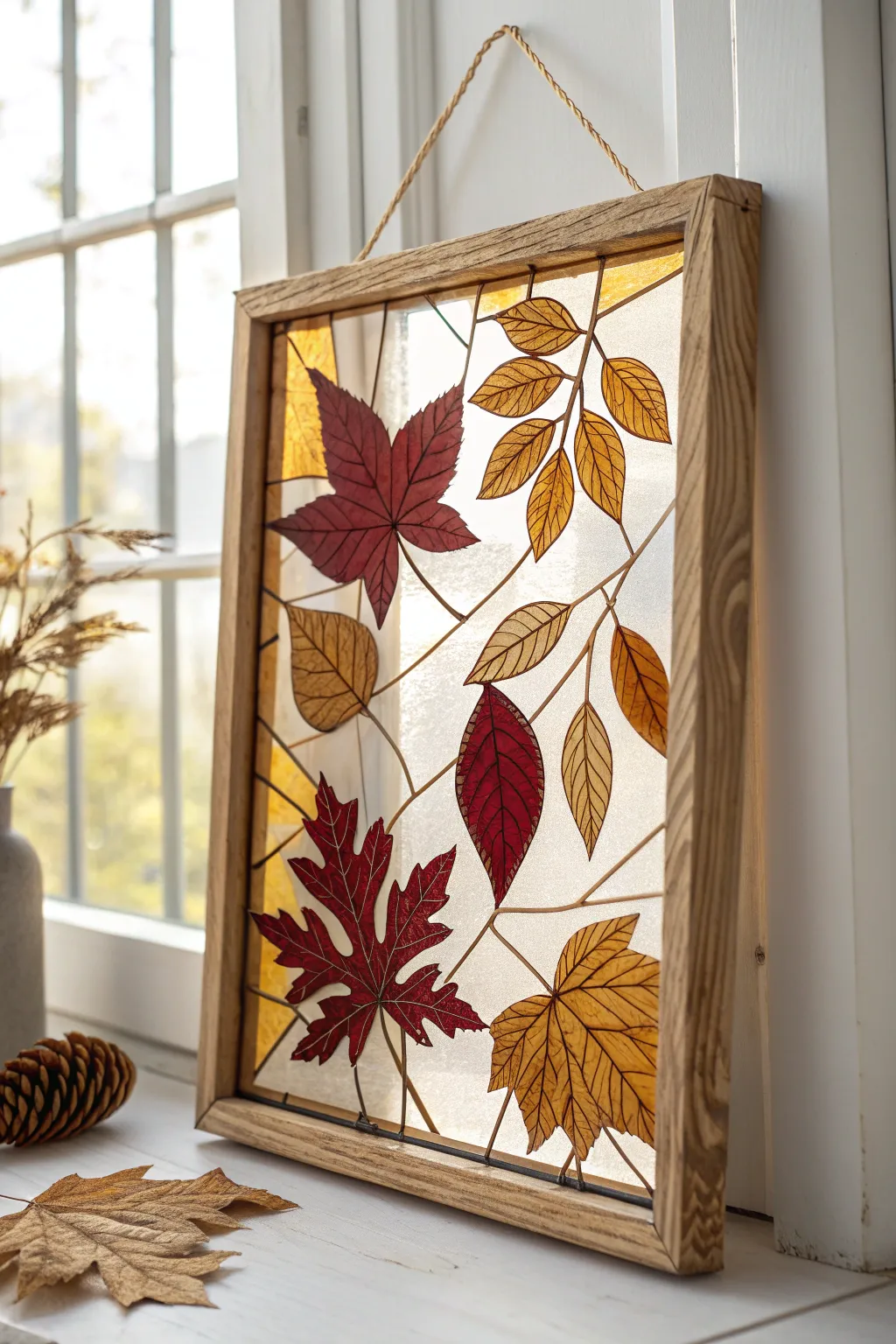 Embrace the art of seasonal transformation with stunning stained glass creations.