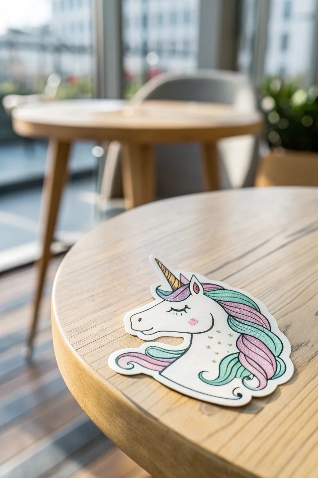Add a touch of magic with handcrafted unicorn stickers that sparkle with minimalist charm.