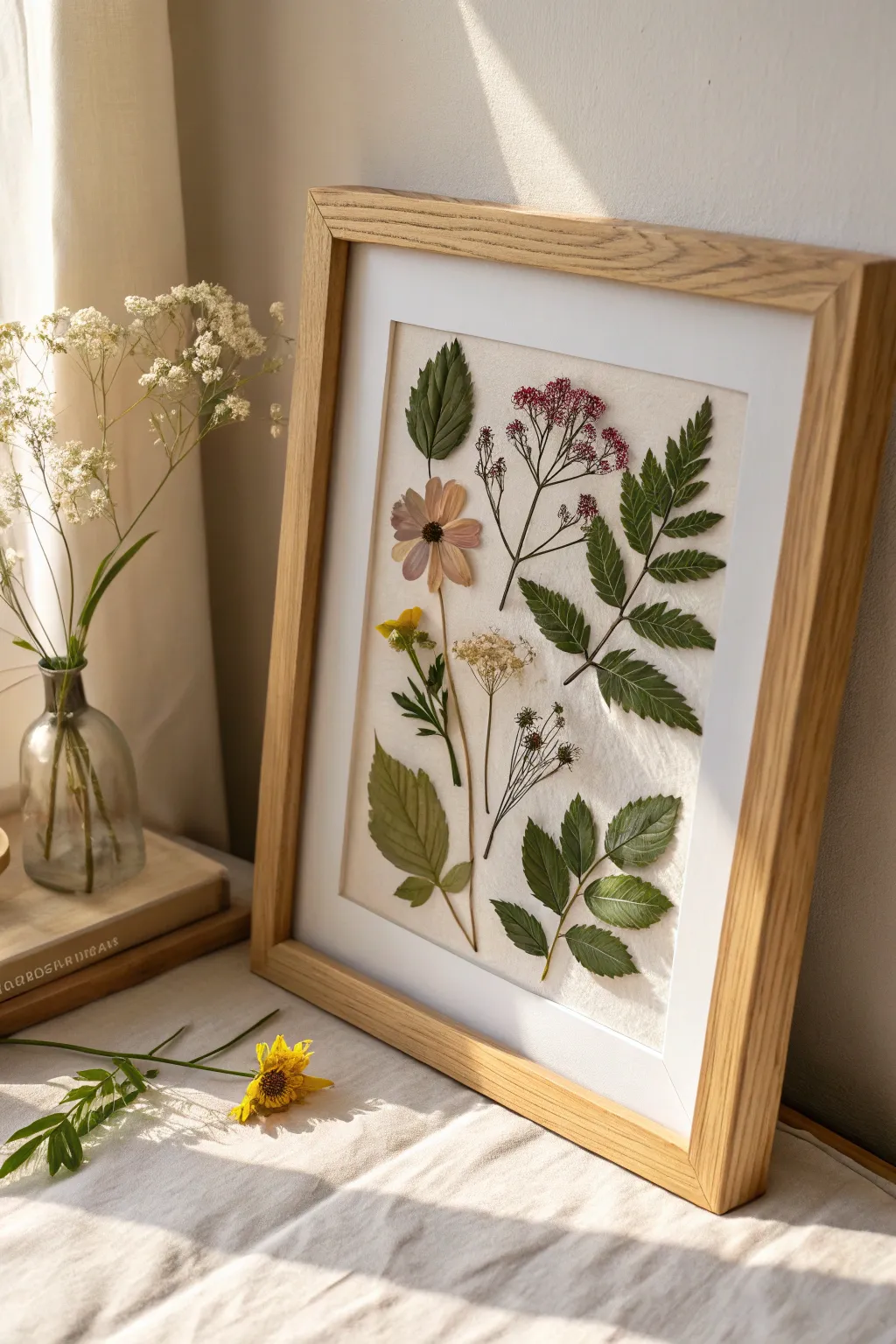 Capture the essence of summer with a stunning nature collage, where simplicity meets natural elegance.