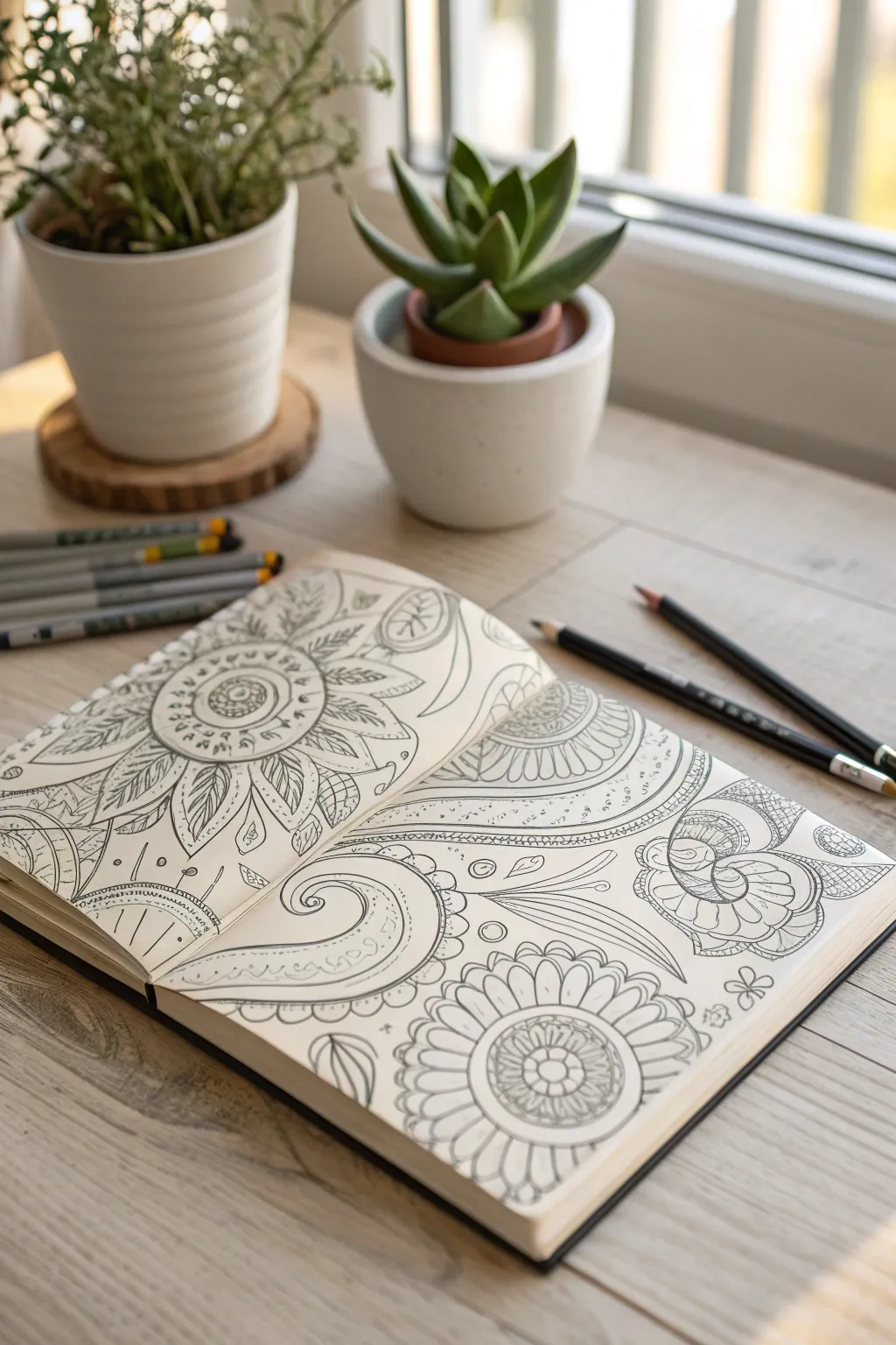 Unwind with the art of doodling and zentangle patterns - where simplicity meets creativity.