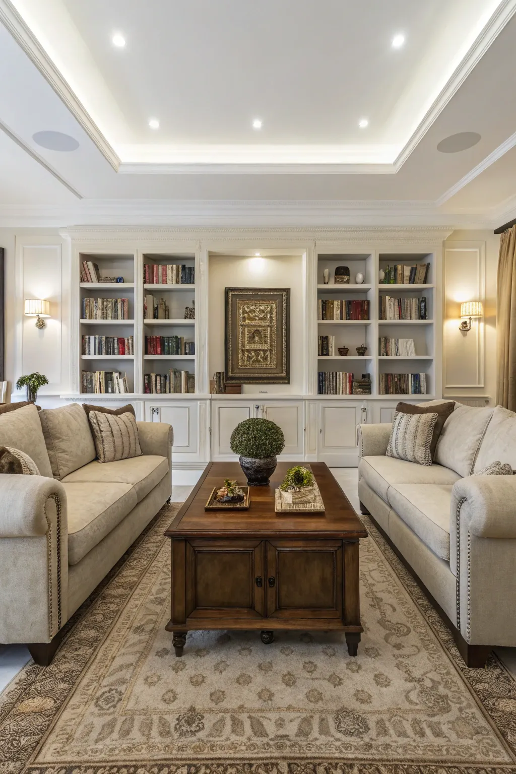 Symmetry creates a harmonious environment.