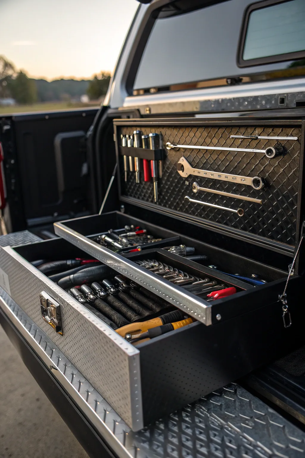 Transform your truck with precision: Discover the elegance of organized tools.