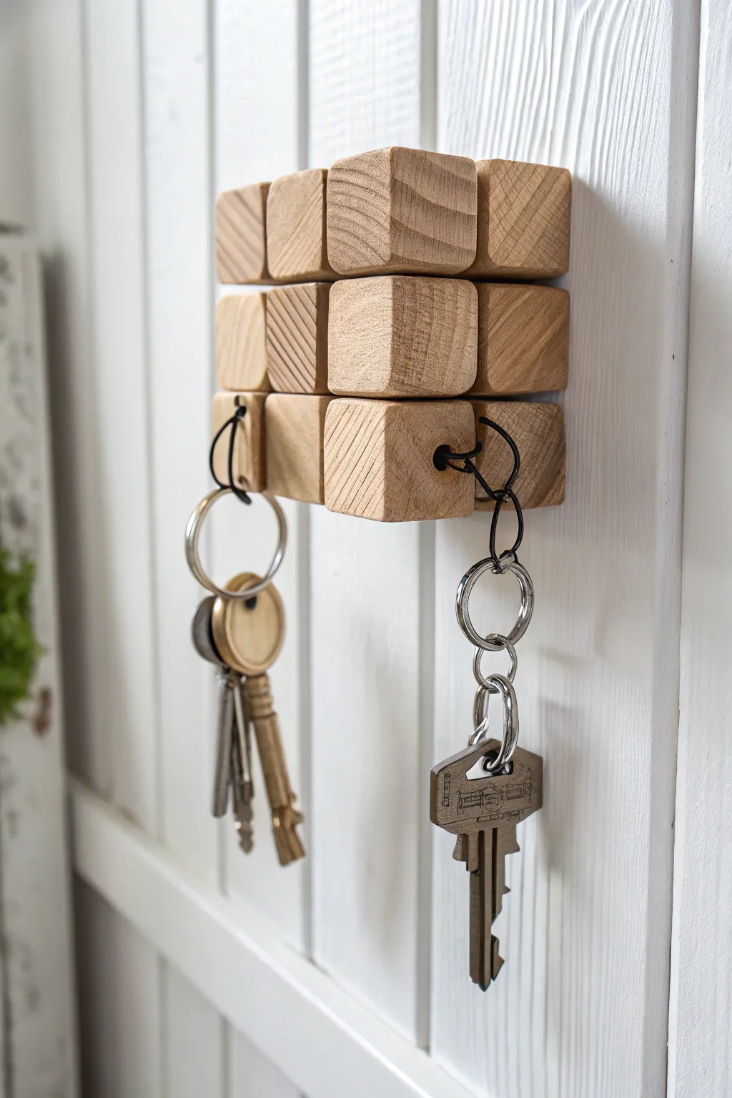 Elevate your entryway with this chic, handcrafted key holder—where simplicity meets style.