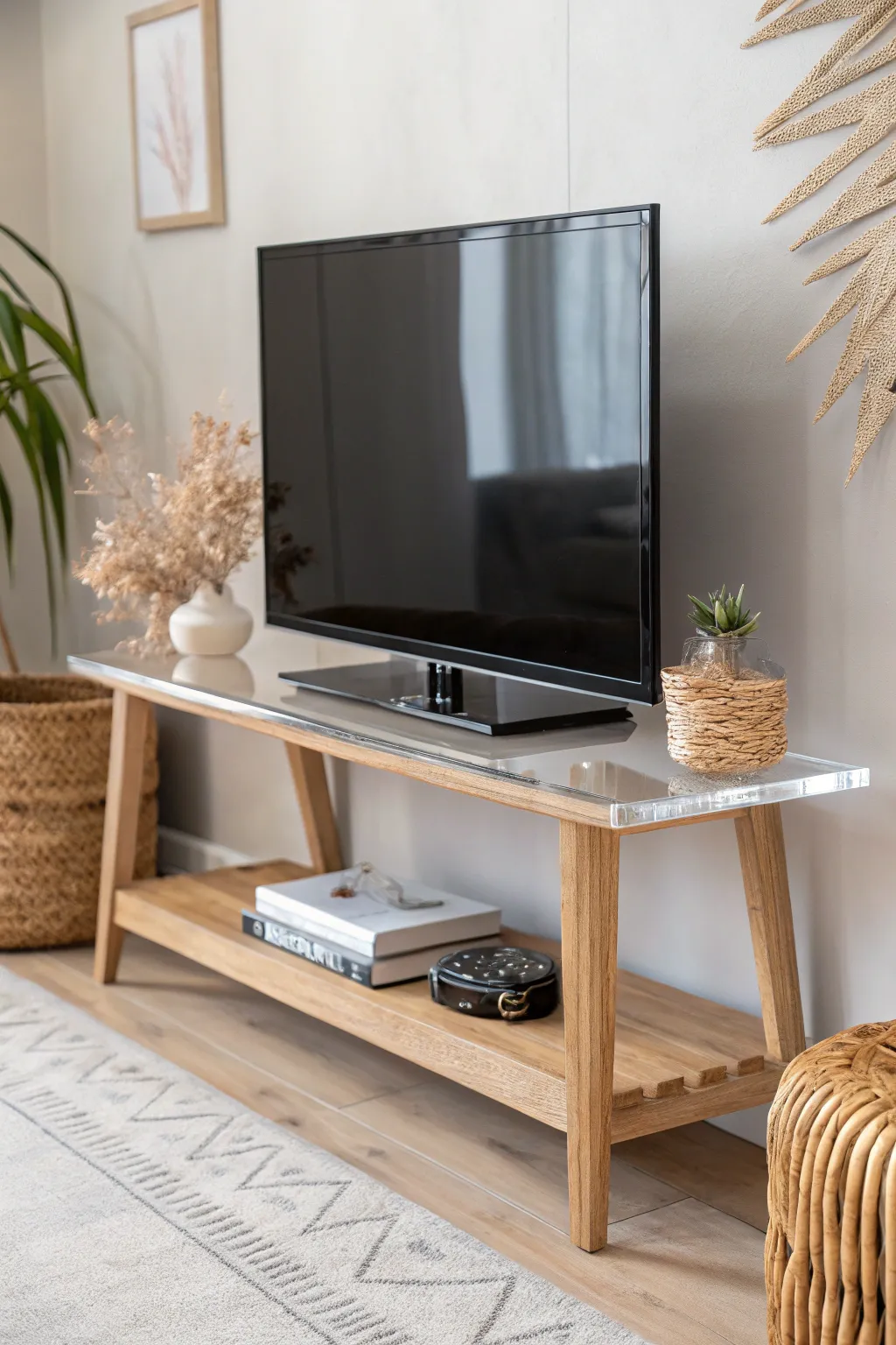 Elevate your space with a sophisticated glass riser - where elegance meets modern minimalism. ✨