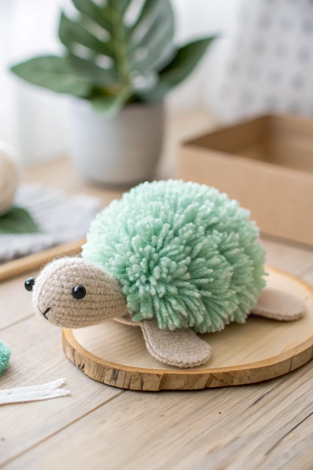 Dive into creativity with this charming Pom Pom Turtle — a perfect blend of whimsy and simplicity!