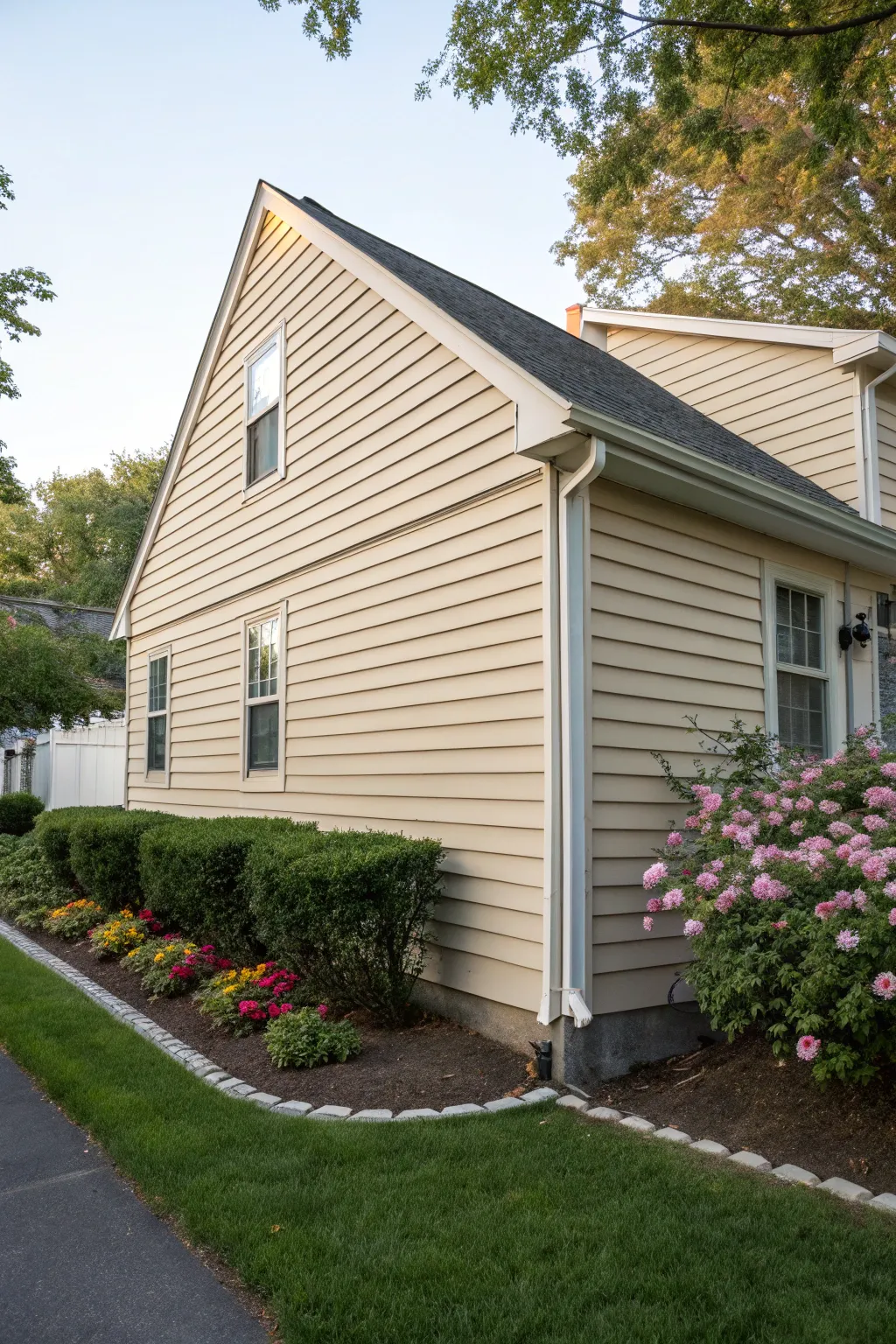 Vertical panels add height and elegance.