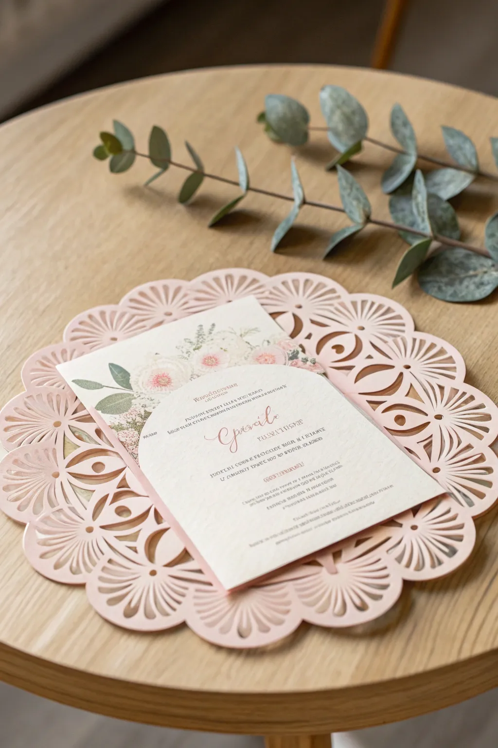 Transform tradition with unique shapes: A blossoming invitation that enchants and delights.