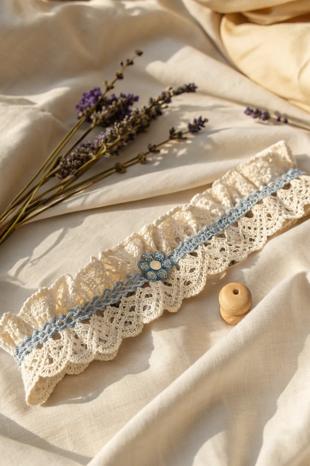Crocheted Elegance: A Timeless 'Something Blue' Keepsake