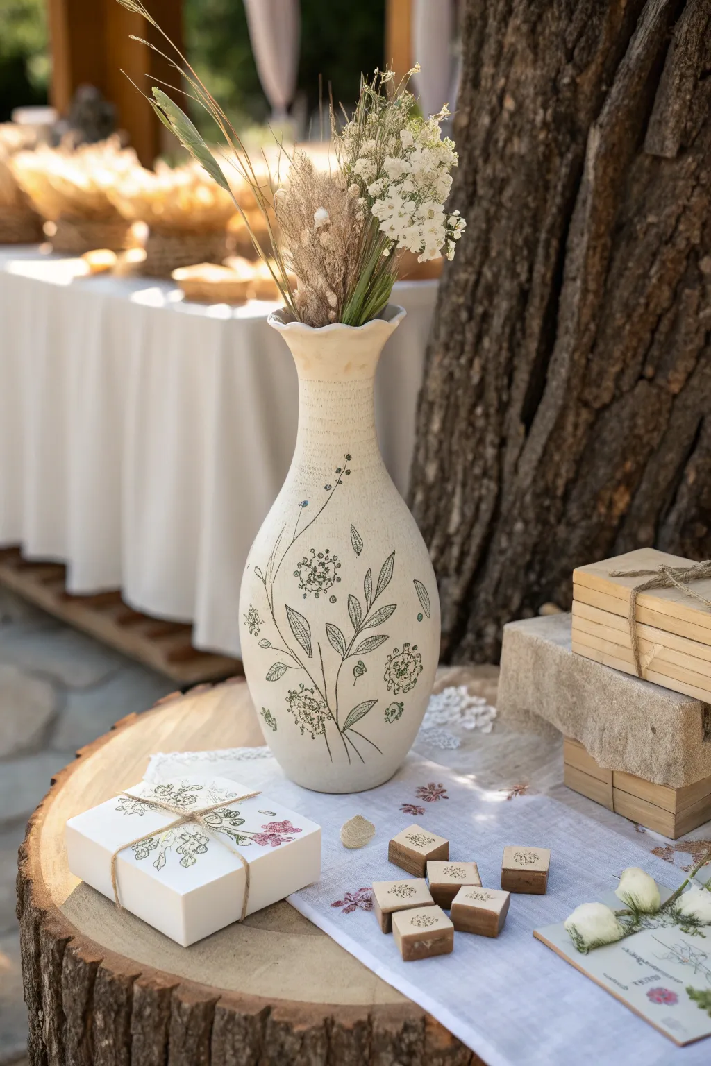 Perfectly Coordinated: Elevate your wedding favors with a touch of crafted elegance.
