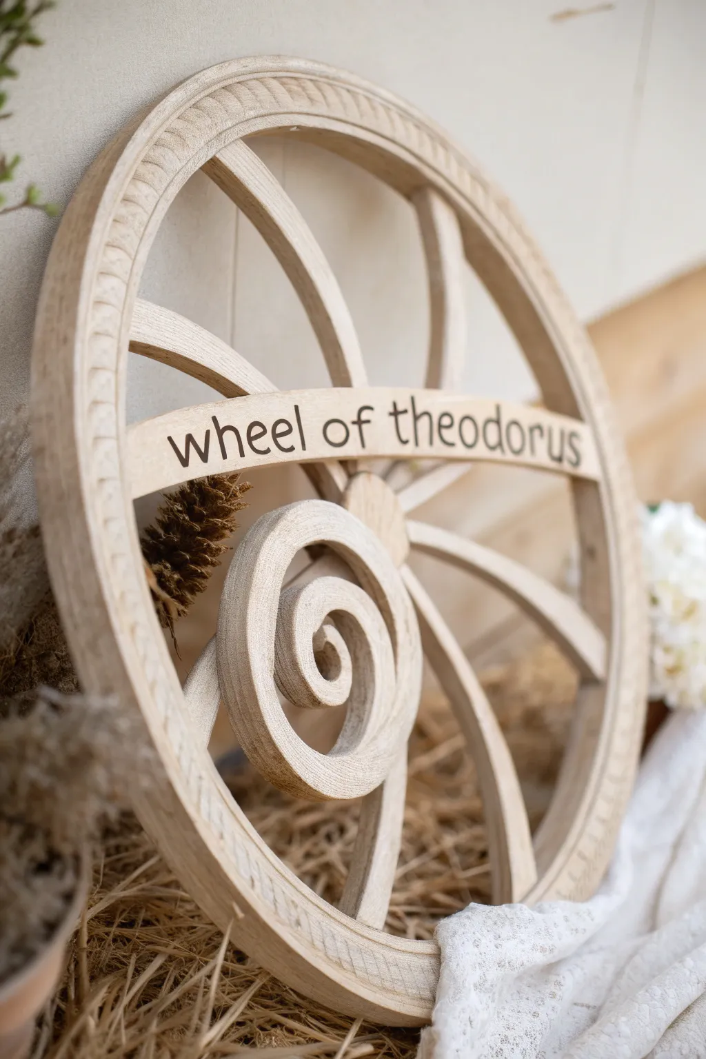Discover the harmony of words and design with this Wheel of Theodorus art piece, where inspiring typography meets minimalist beauty.