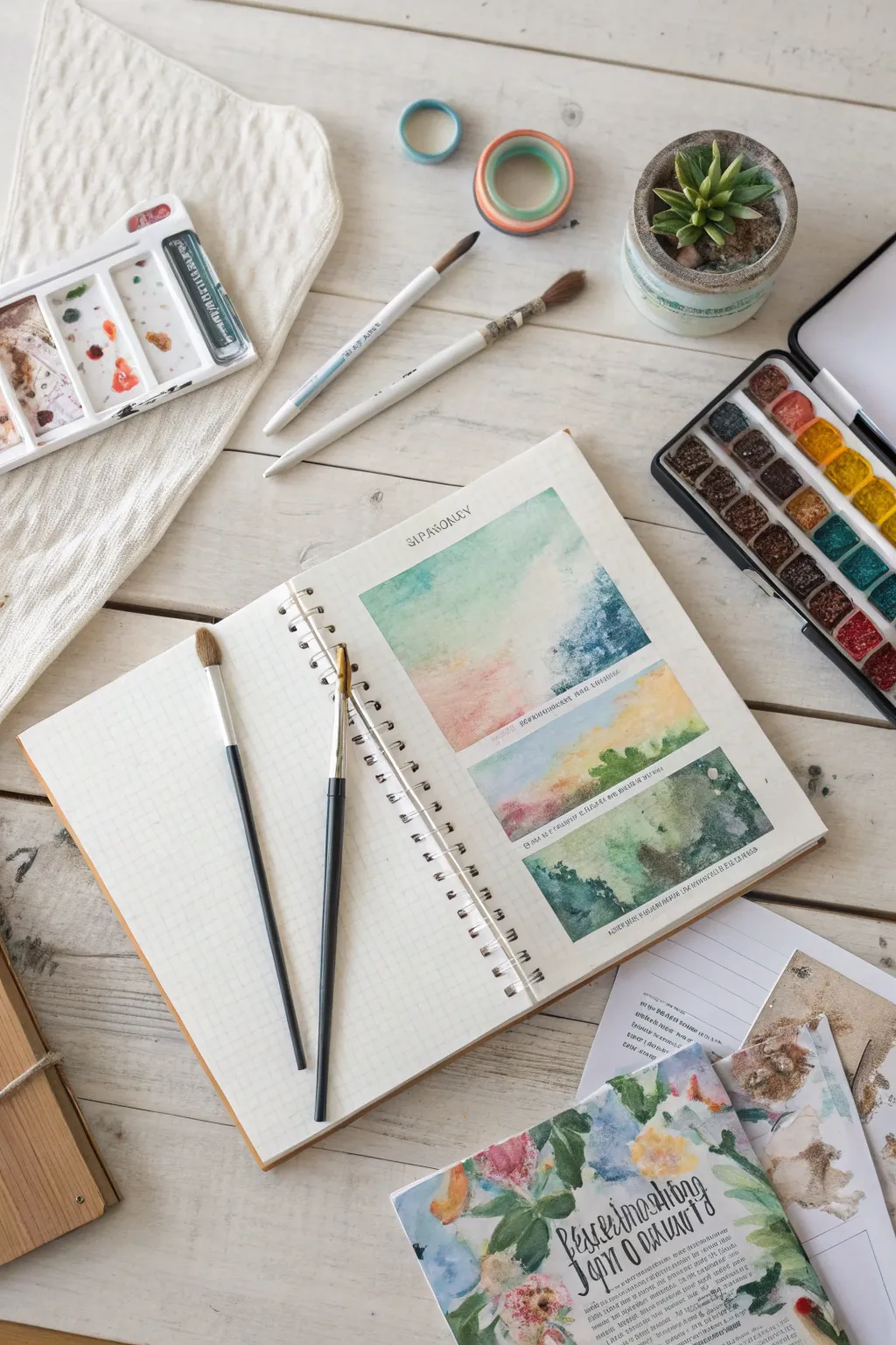 Unleash your creativity with mixed media: where simplicity meets surprise.