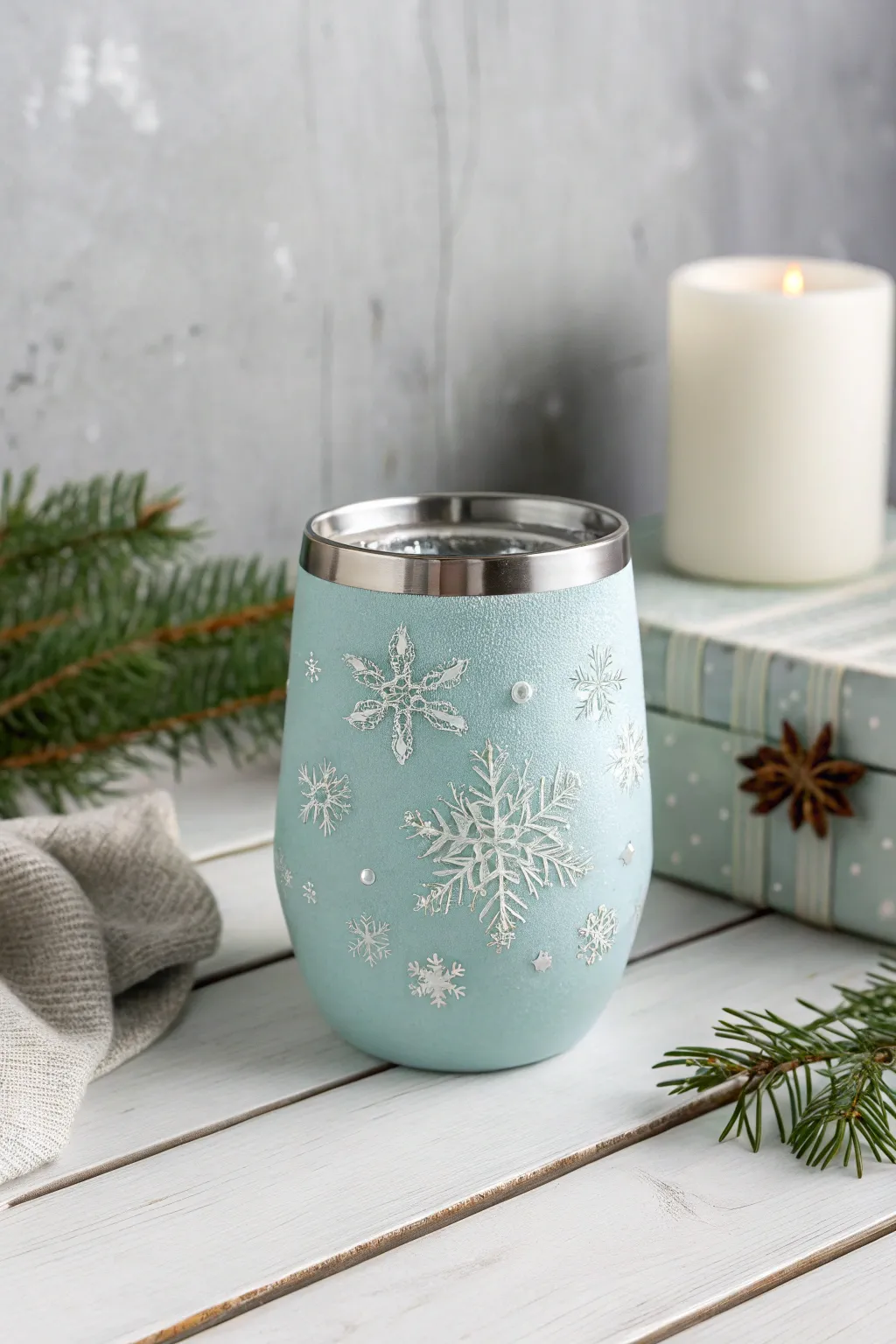 Embrace the season with a touch of winter elegance in every sip.