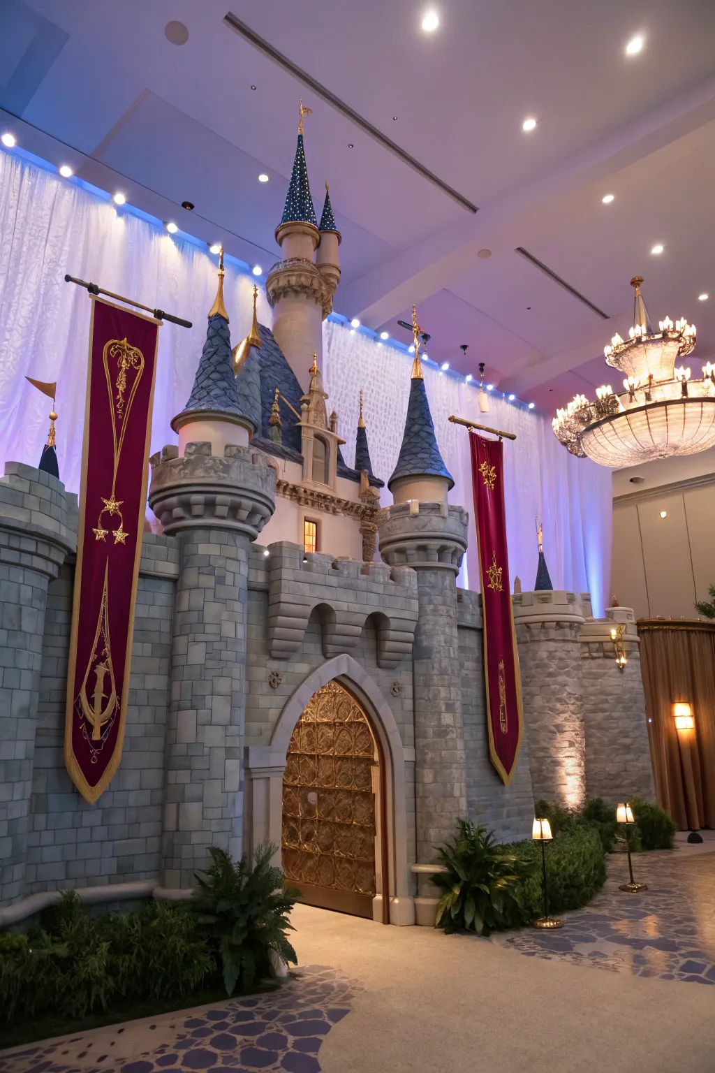 Step into a fairytale with this castle backdrop.