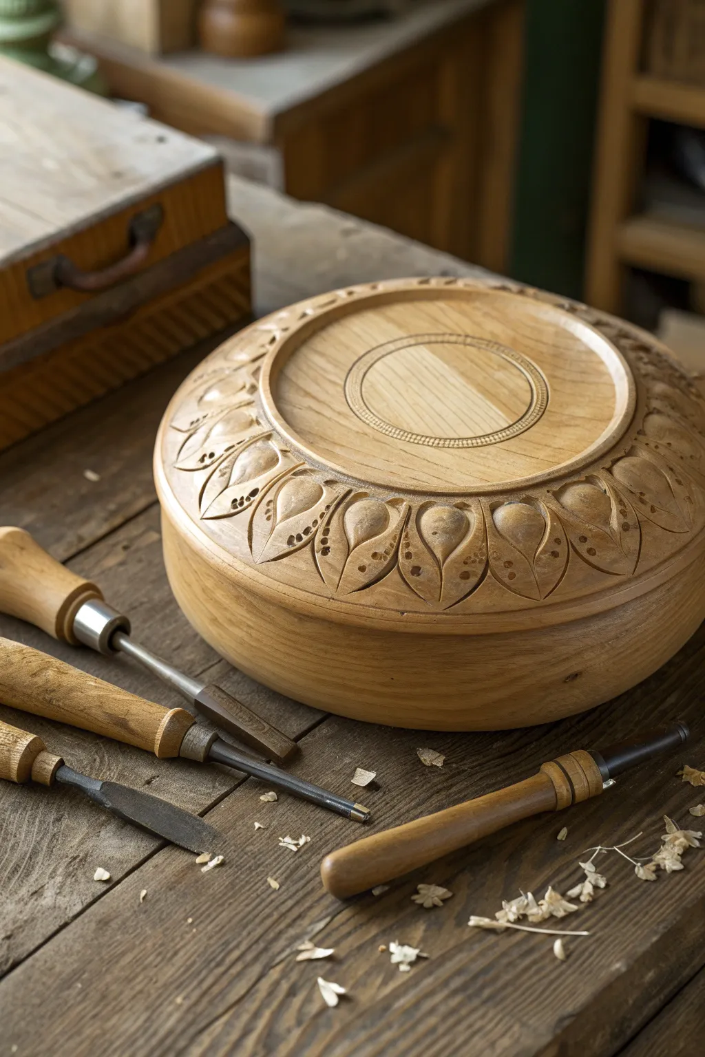Embrace your crafting journey with exquisite wood round creations.