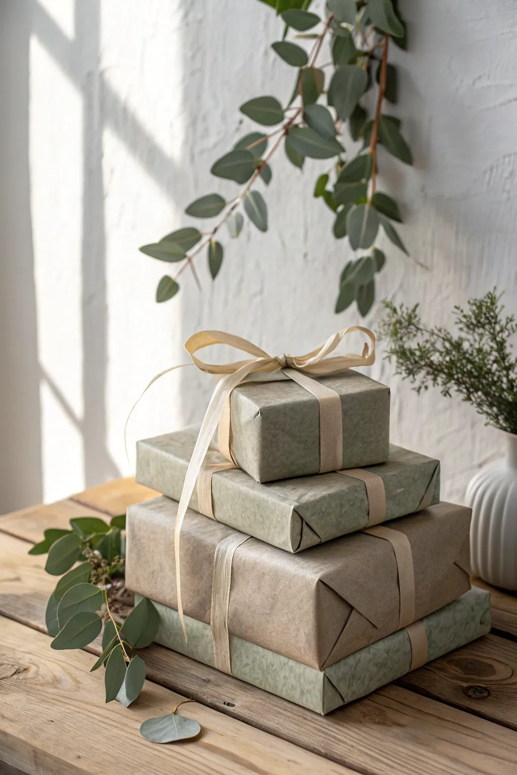Elevate your gift-giving with stacked elegance—where simplicity meets natural beauty.