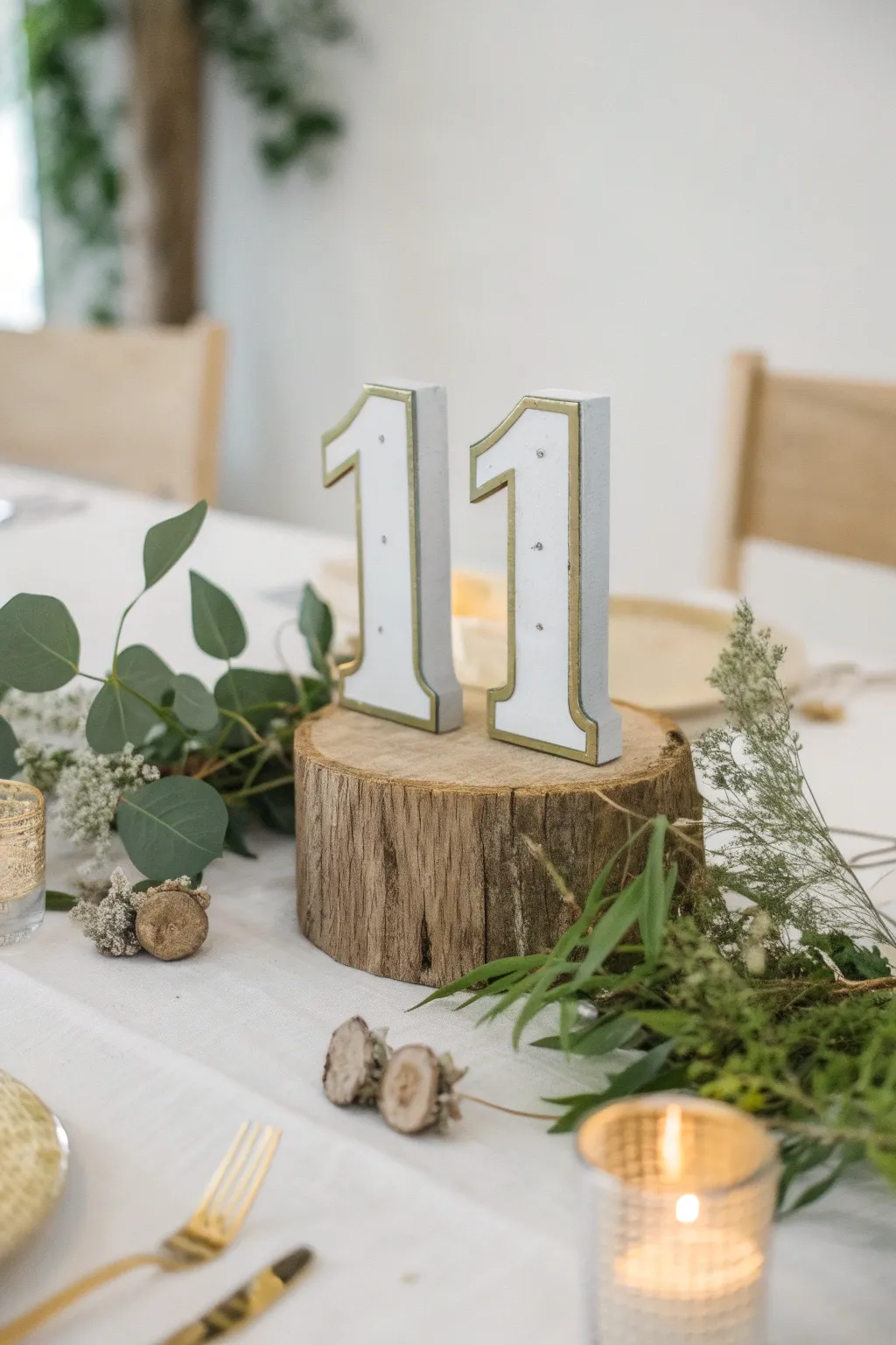 Celebrate in style with a stunning, minimalist birthday card focus - where the number '11' truly shines!