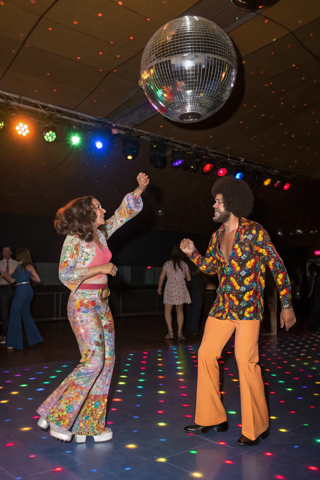 Dance the night away with a dazzling disco party.