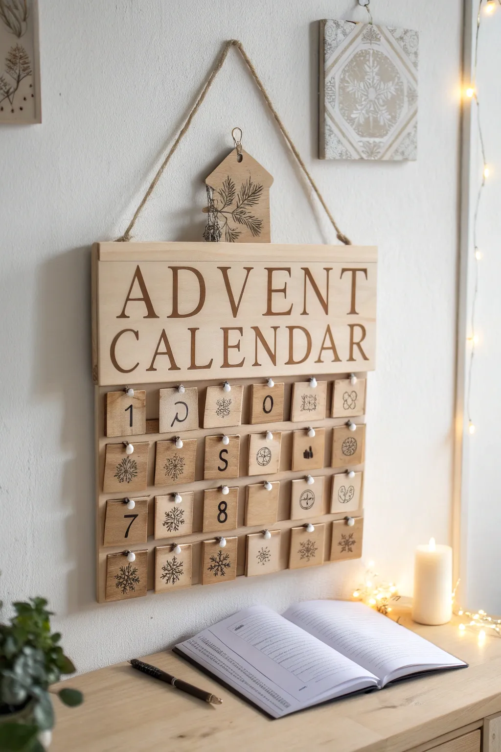 Unveil the magic of storytelling with a handcrafted advent calendar, where each day brings a new chapter to life.