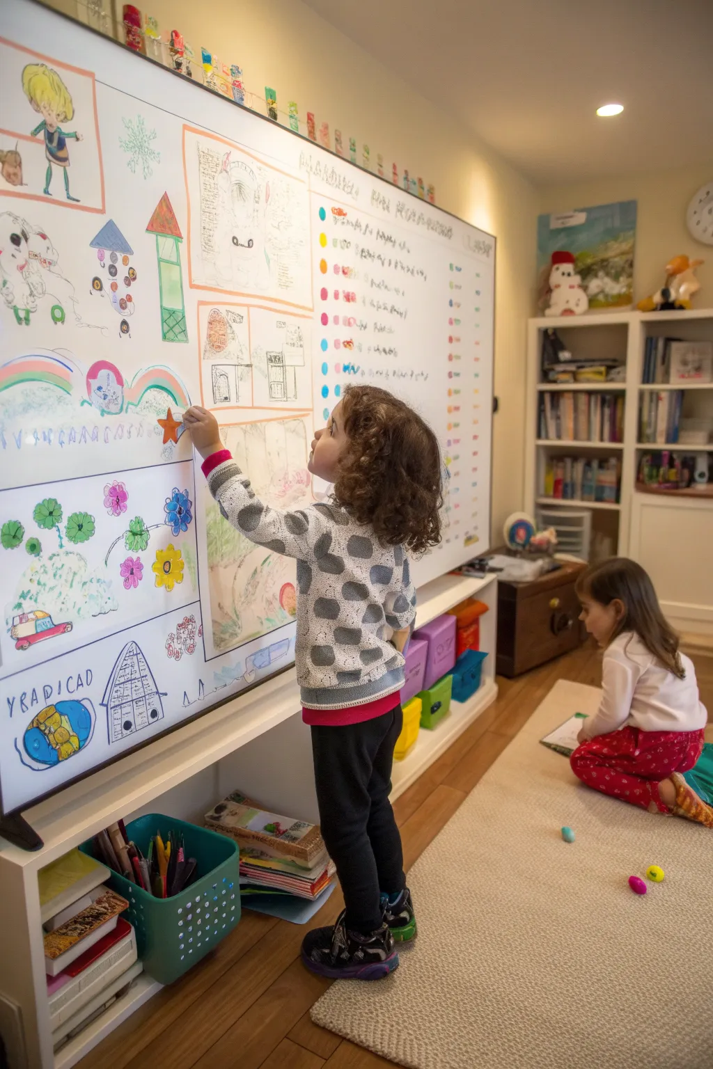 Interactive boards are perfect for creative expression and organization.
