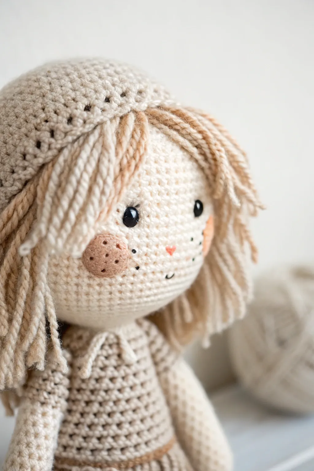 Embrace the charm of whimsical freckles to add a playful touch to your amigurumi creations.