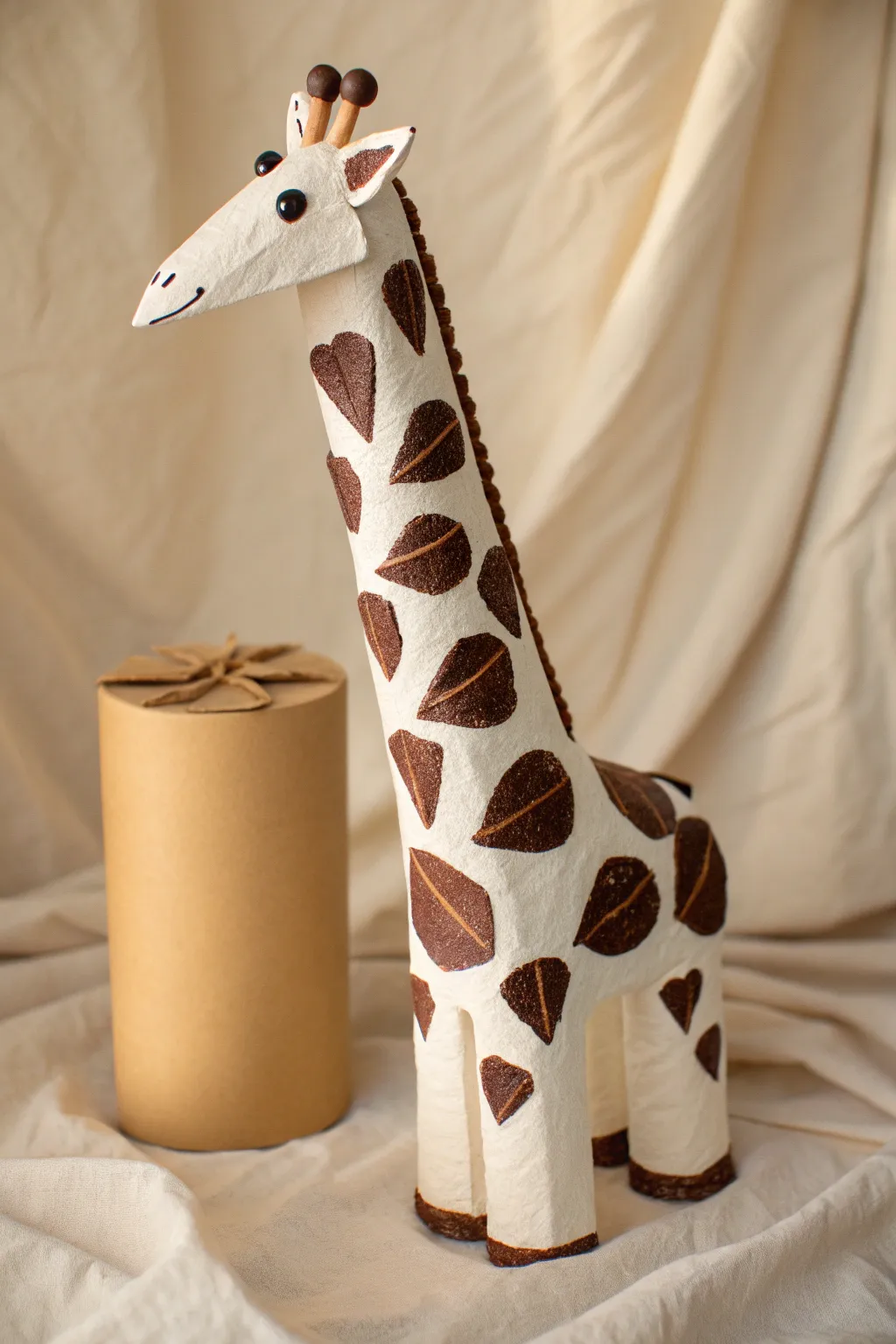 Fall in love with this elegant giraffe Valentine box, where minimalist design meets whimsical charm.