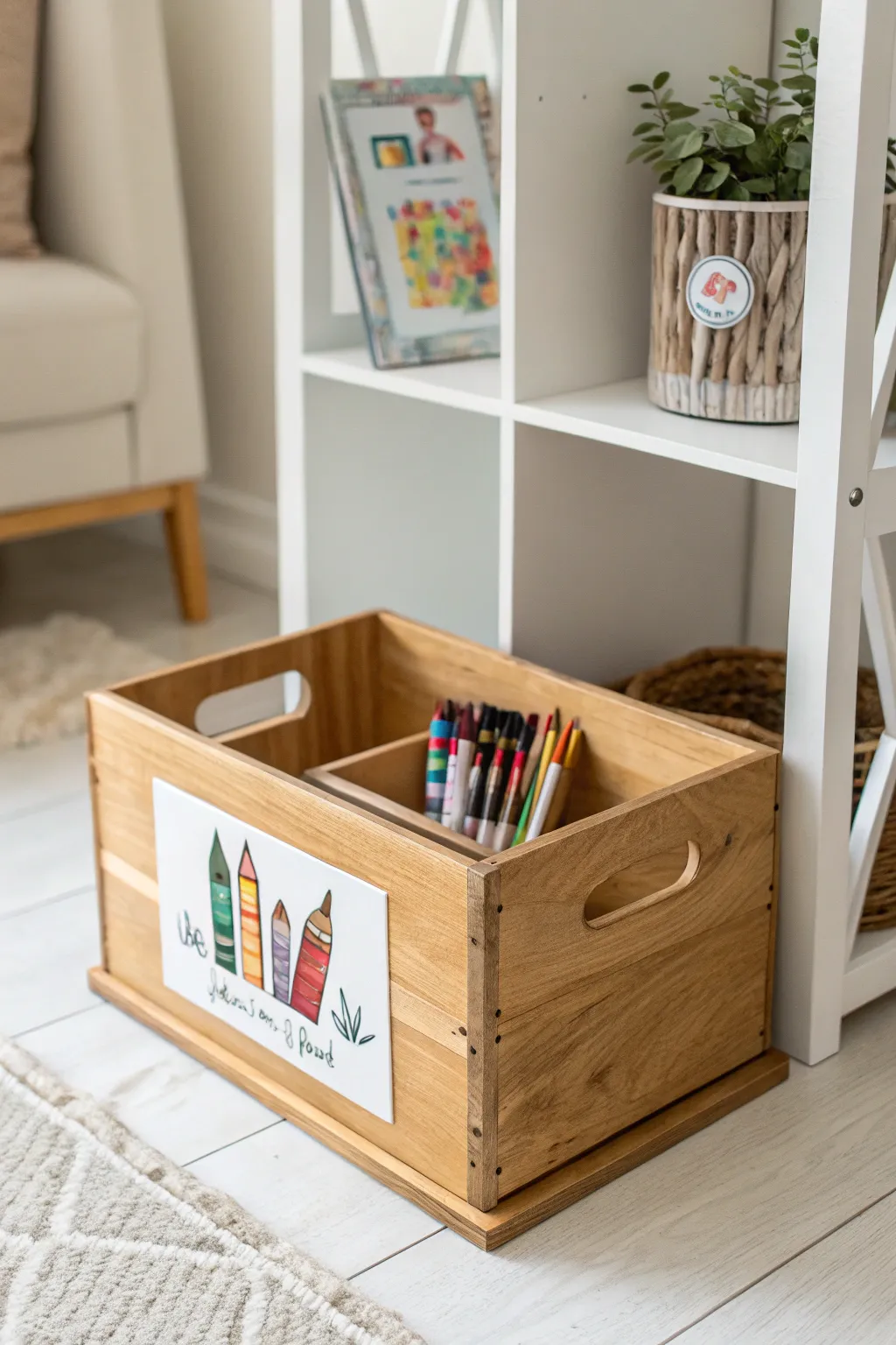 Simplify and beautify your preschool art area with picture-perfect labeling!