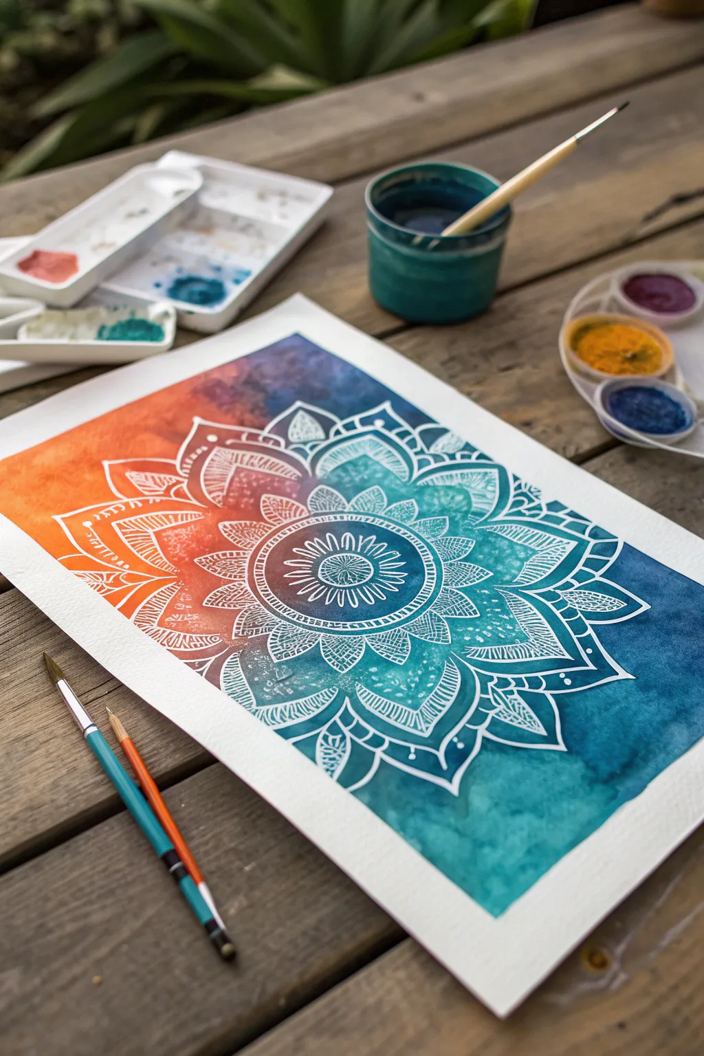 Discover the magic of resist watercolor techniques – where simplicity meets striking artistry. Perfect for your next creative adventure!
