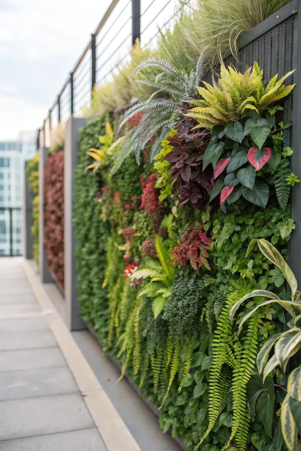 Mixing plant varieties adds depth and intrigue.