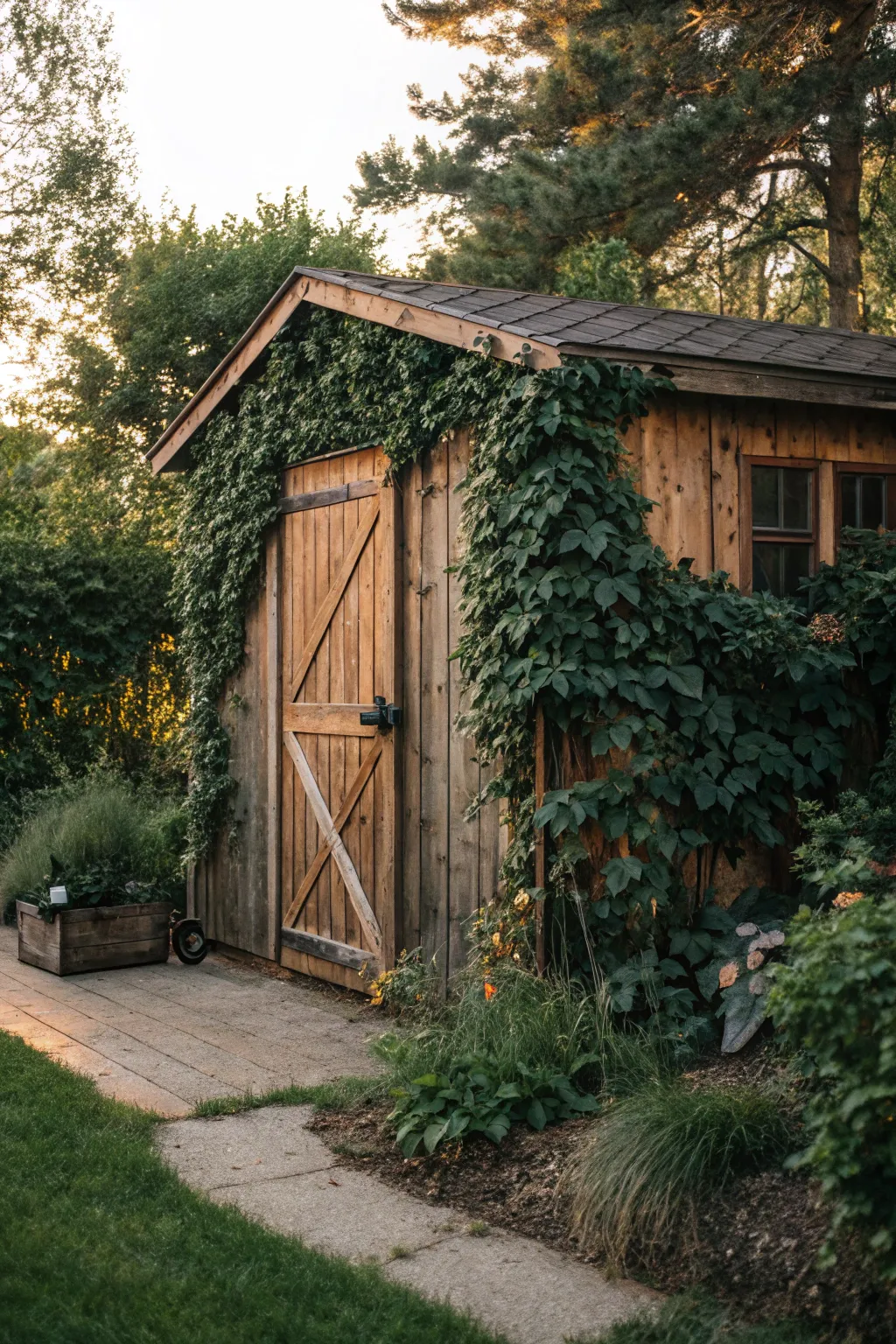 Nature's Embrace: Discover how your ATV shed can become an integral part of your garden sanctuary.