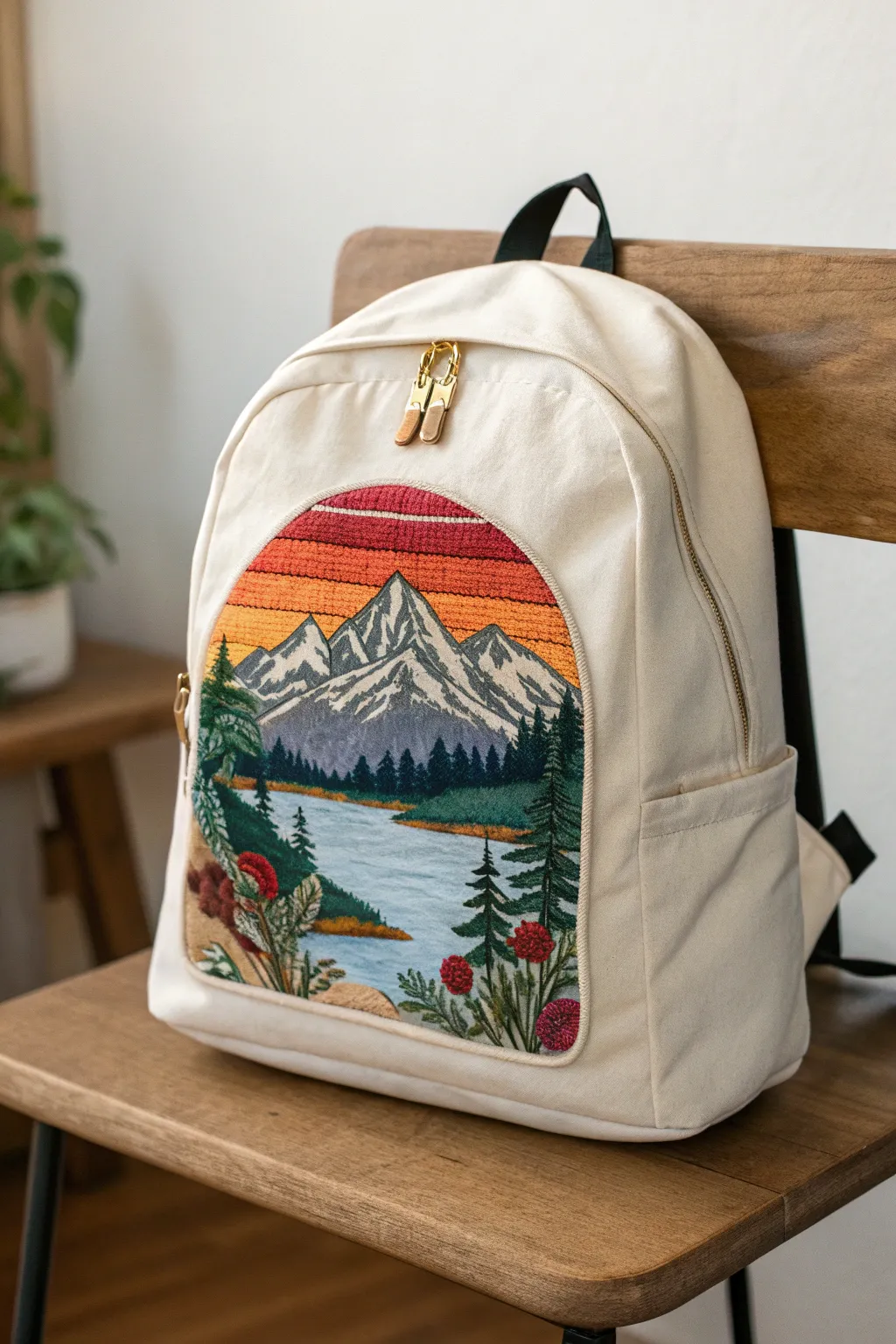 Carry your favorite landscape wherever you go with stunning embroidery art.