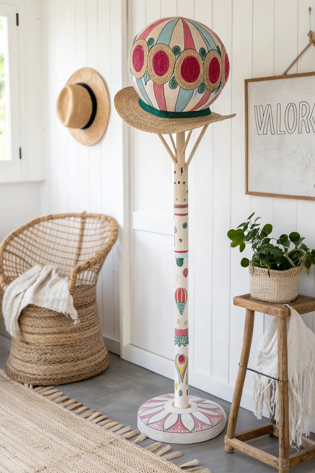 Elevate your entryway with a splash of color and creativity—meet your new conversation-starting hat stand!