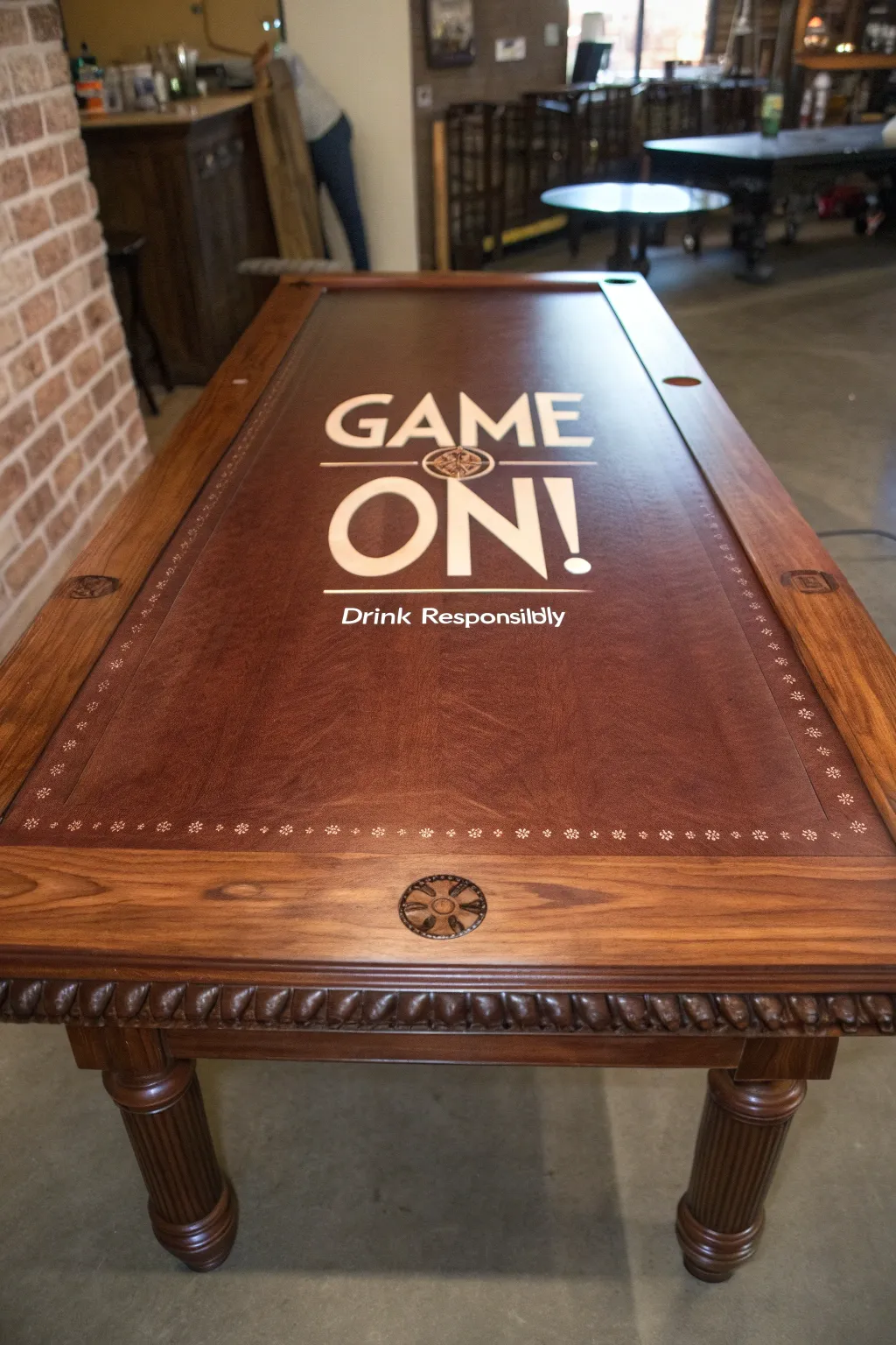 Elevate your game nights with a handcrafted beer pong table that speaks both style and substance.