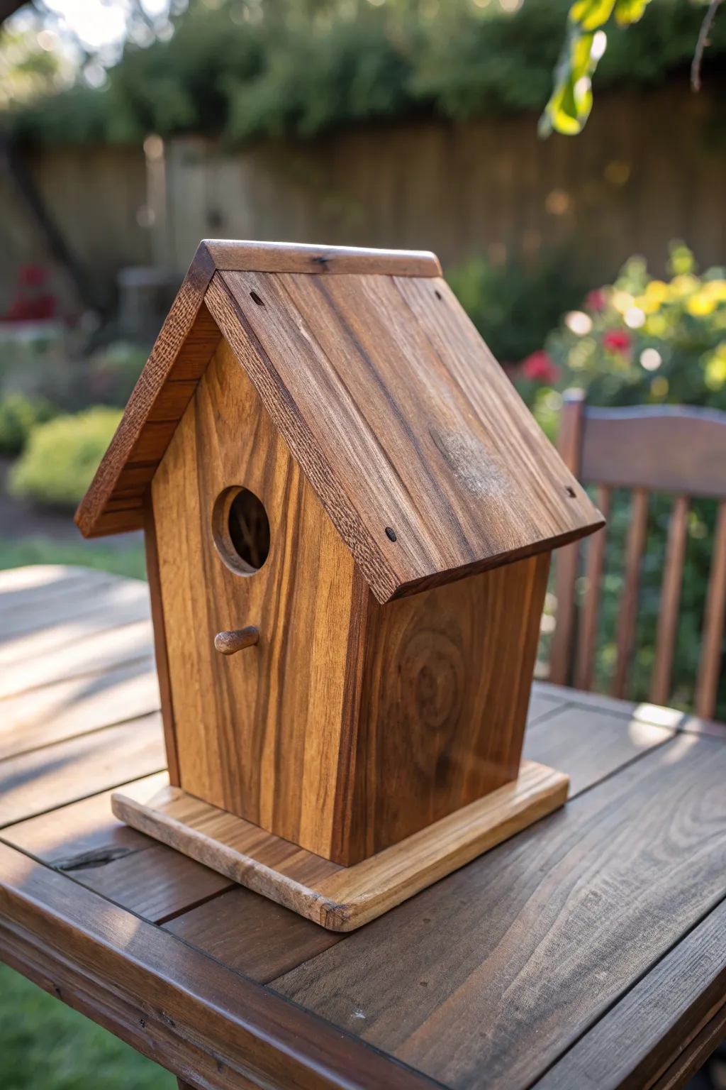 Invite nature to your backyard with this handcrafted birdhouse—a perfect beginner woodworking project.