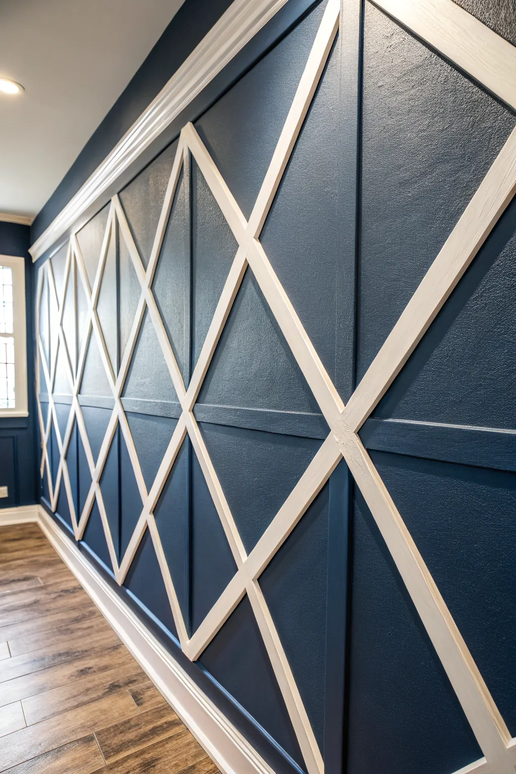 Elevate your space with striking geometric craftsmanship.