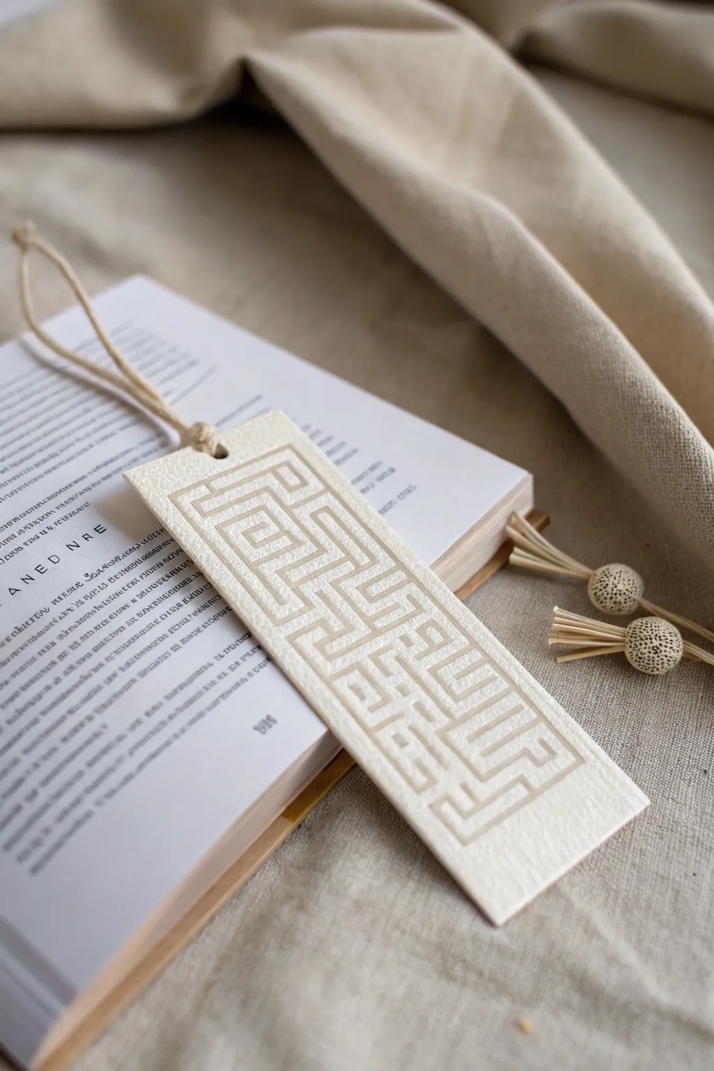 Get lost in the simplicity: Interactive maze bookmarks that blend fun with minimalist elegance.